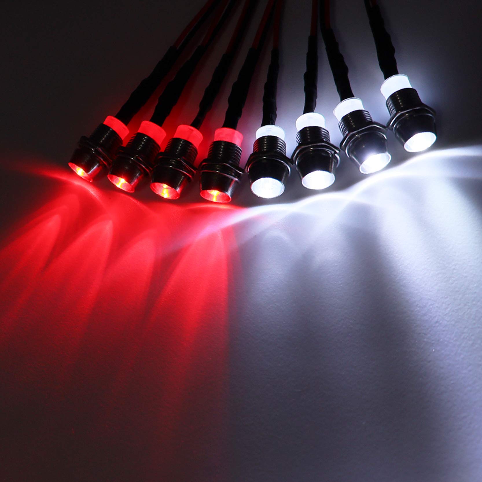 8LEDs RC Car Light Kit for Traxxas HSP Tamiya - Offroad & Crawling