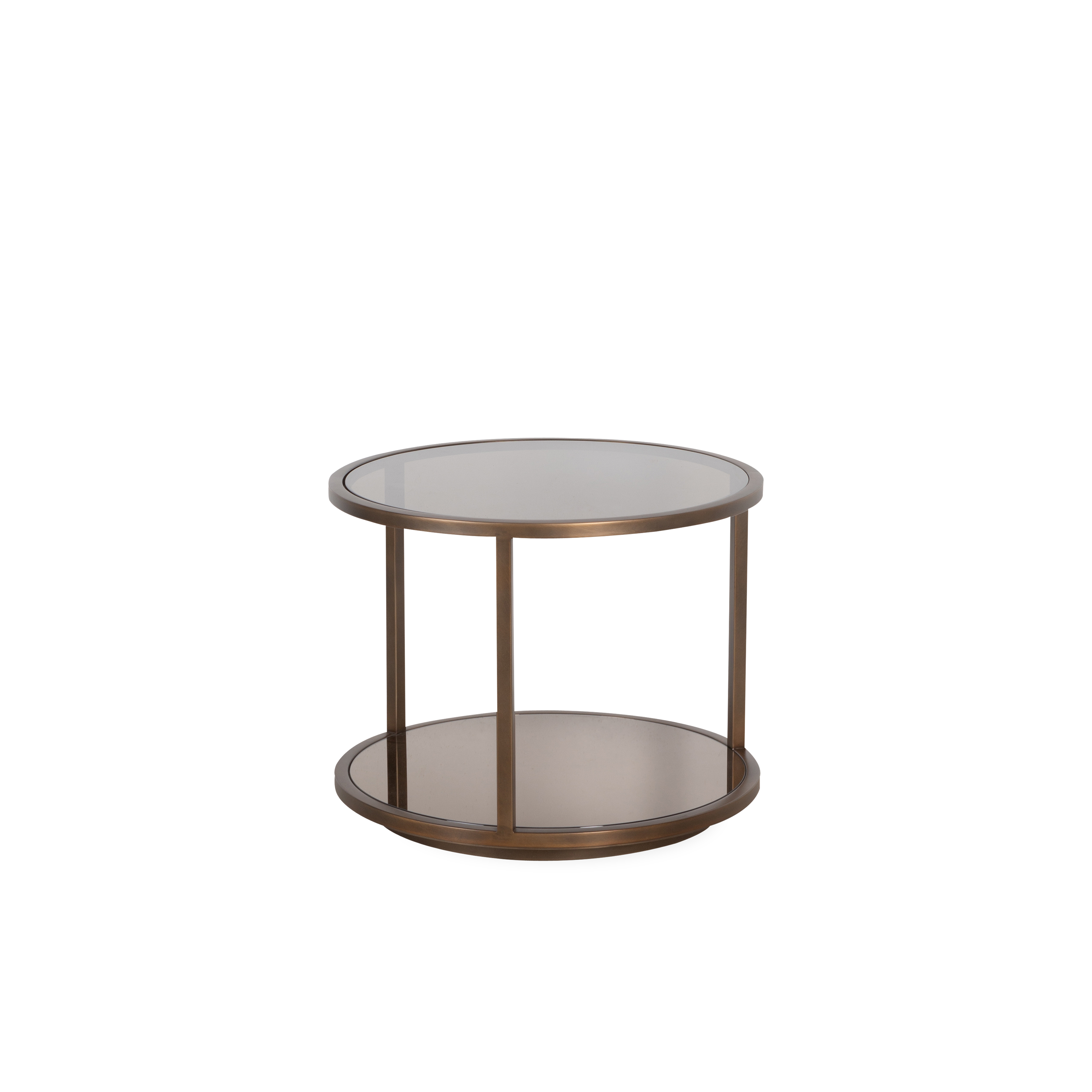 Sandro Modern Round Side Table - Small Accent Table for Living Room, Bedroom, or Office - Perfect for Coffee, Books, and Decor