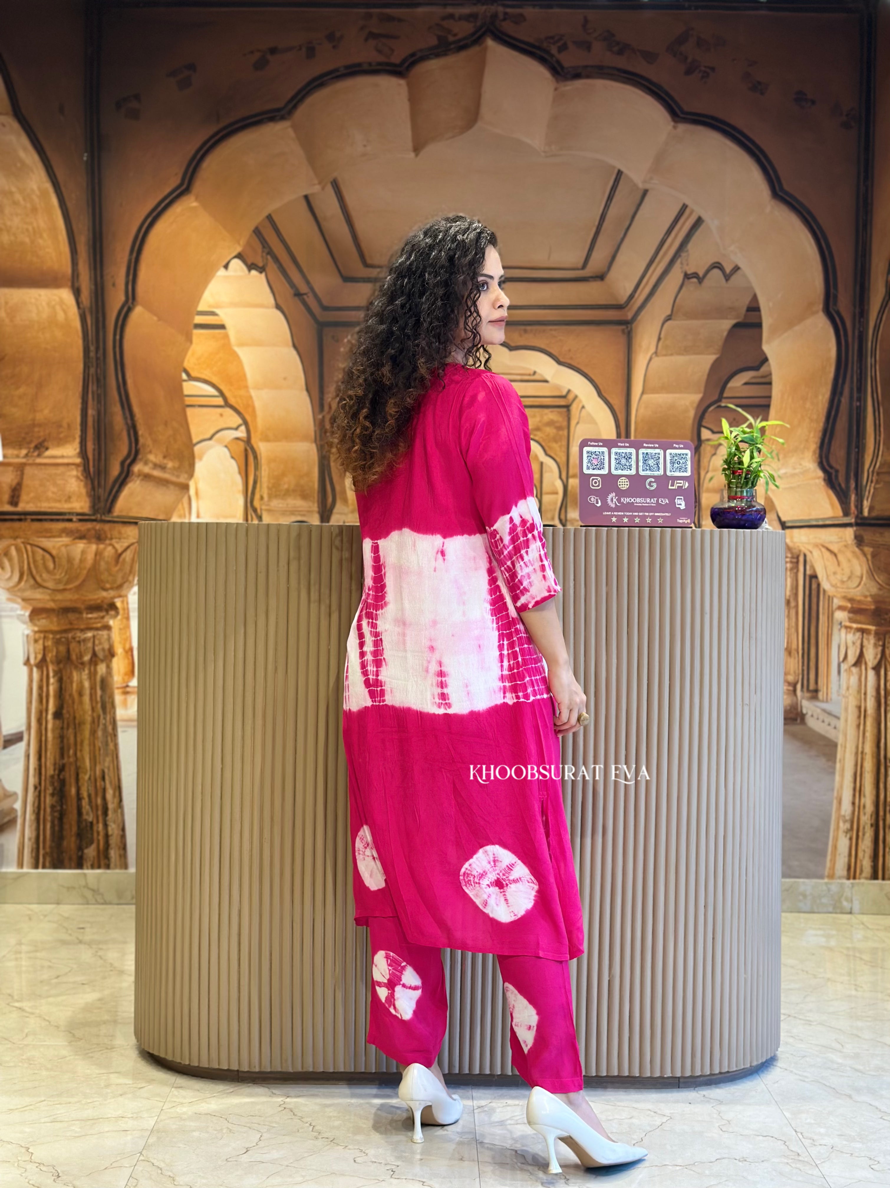 Stylish Cherry On Top Kurta Set for Women - Traditional Indian Ethnic Wear for Festivals, Weddings & Casual Outings