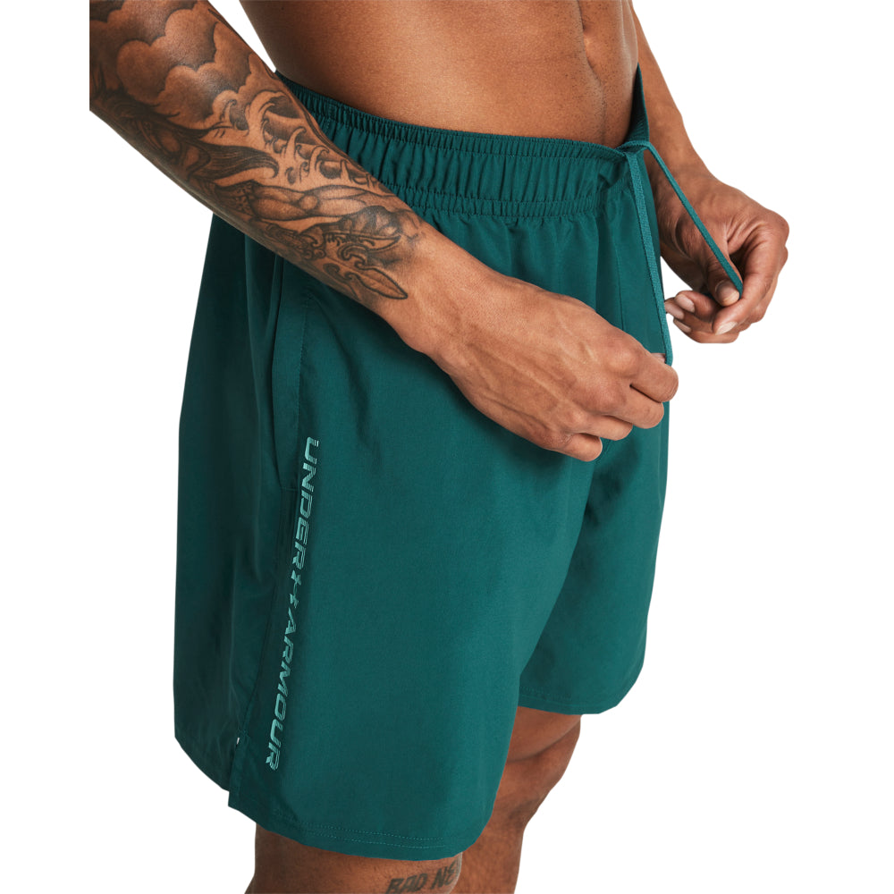 Men's Under Armour Woven Wordmark Shorts - Lightweight Athletic Training Shorts for Running, Gym & Casual Wear