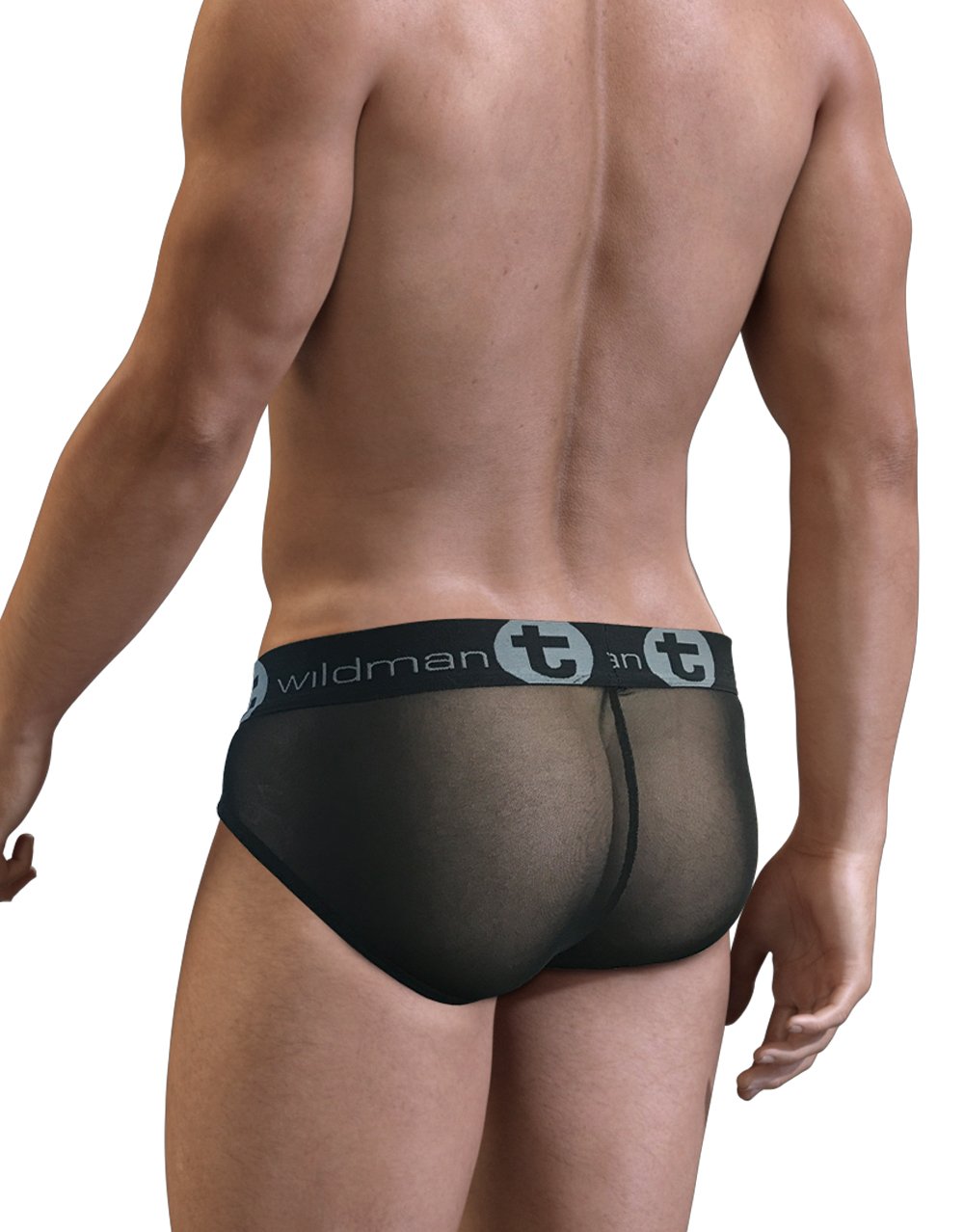 Wildmant Big Boy Pouch Brief - Sheer Mesh Underwear for Men - Comfortable & Breathable for Daily Wear, Gym, and Intimate Moments