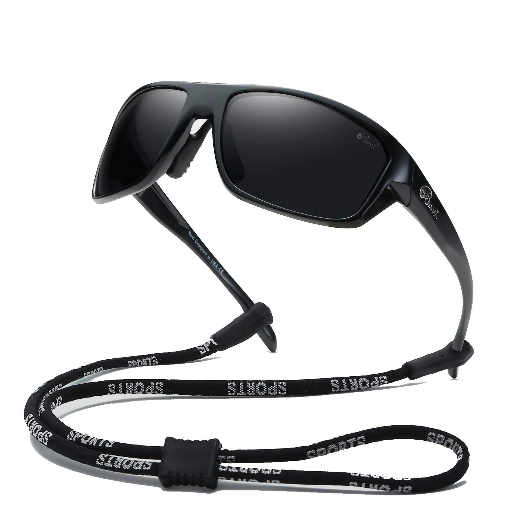 Bevi Polarized Sports Sunglasses for Women & Men - UV Protection Driving, Cycling & Running Shades - Perfect for Outdoor Activities & Sports