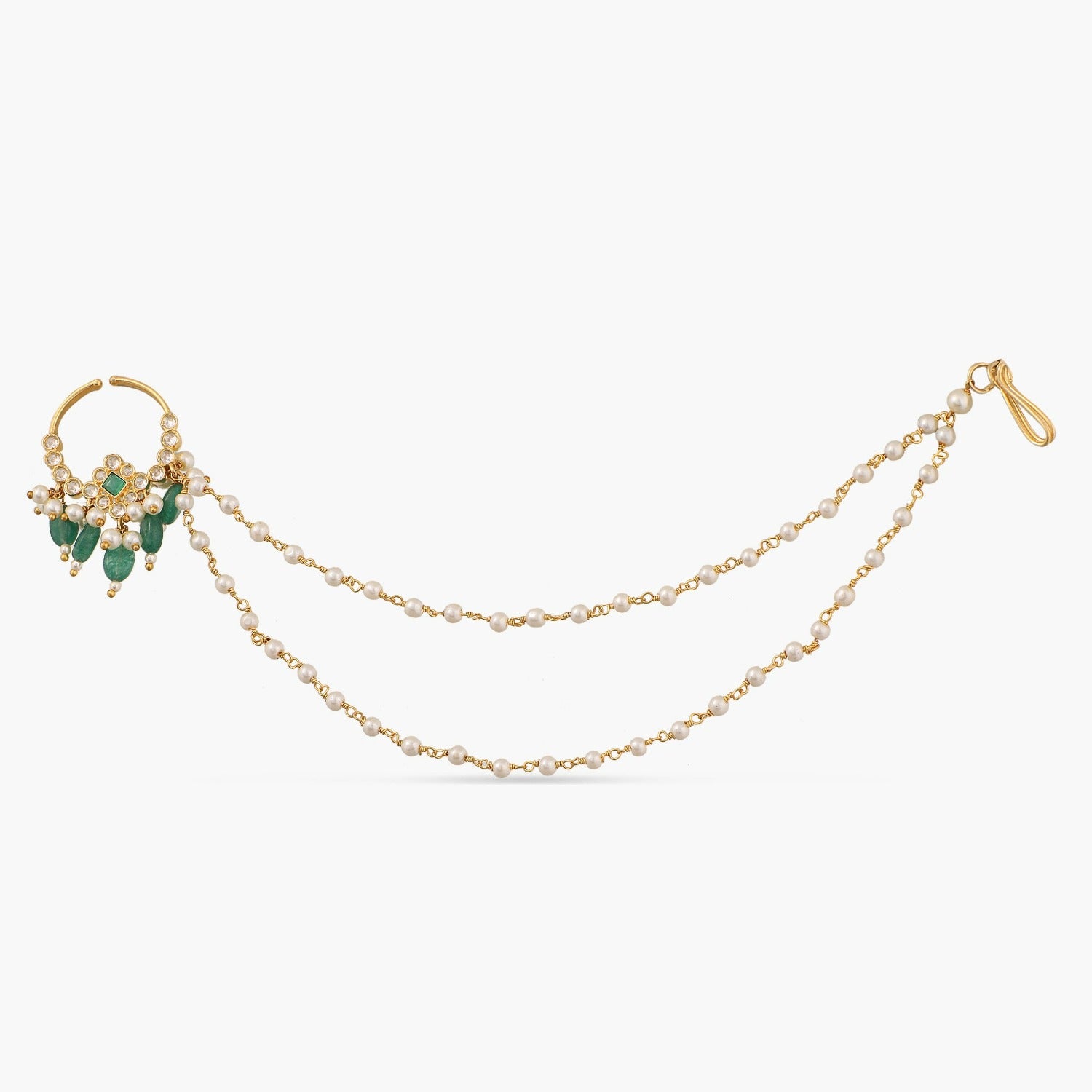 Ogan Kundan Bridal Jewelry Set - Exquisite Indian Wedding Necklace & Earrings Set for Brides - Perfect for Weddings, Engagements & Special Occasions