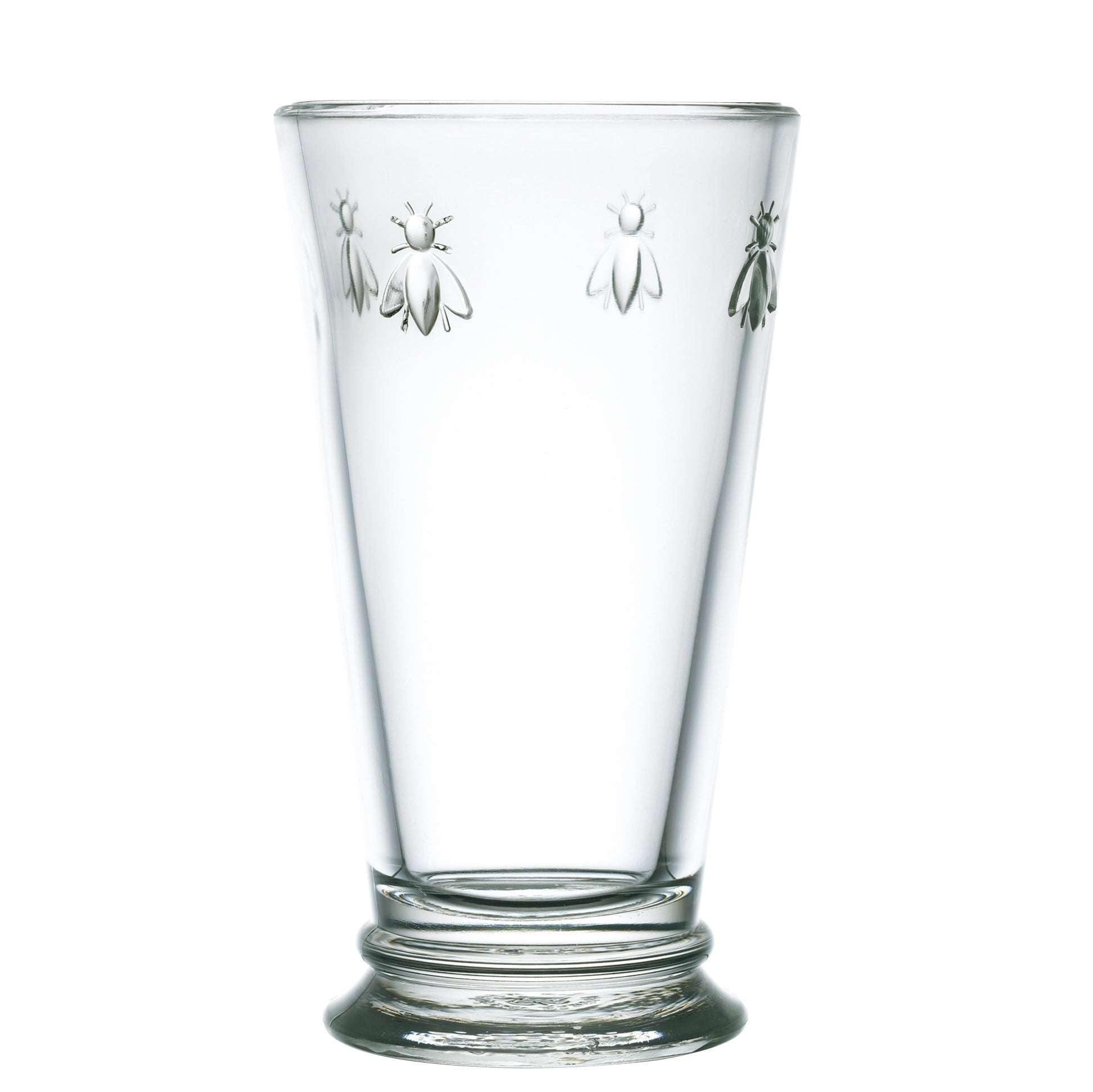Premium Bee Highball Glasses Set of 6 - 14oz Tall Drinking Glasses for Cocktails, Iced Tea & Lemonade - Perfect for Home Bars, Parties & Outdoor Entertaining