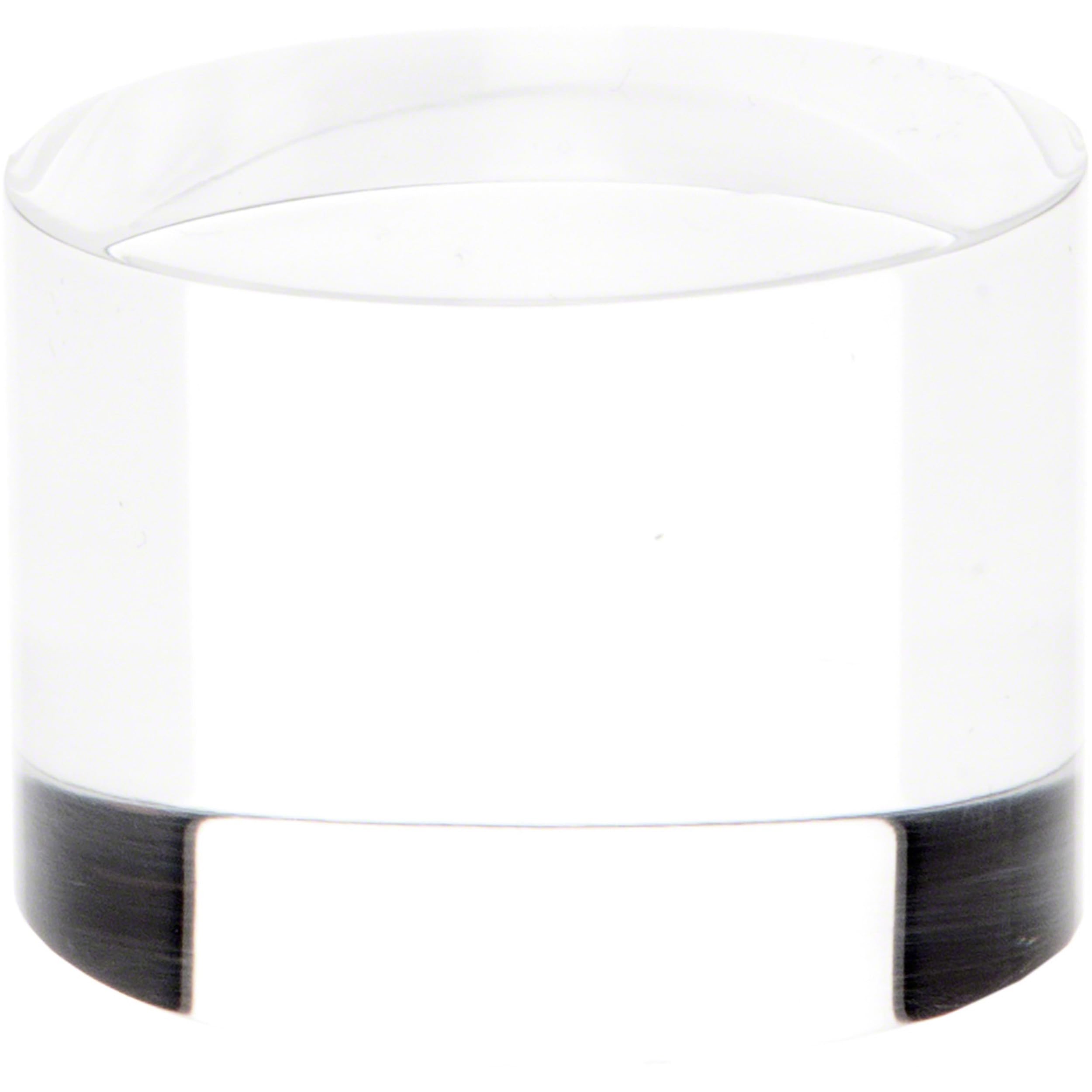 Plymor 6-Pack Clear Acrylic Cylinder Display Risers - 1.5