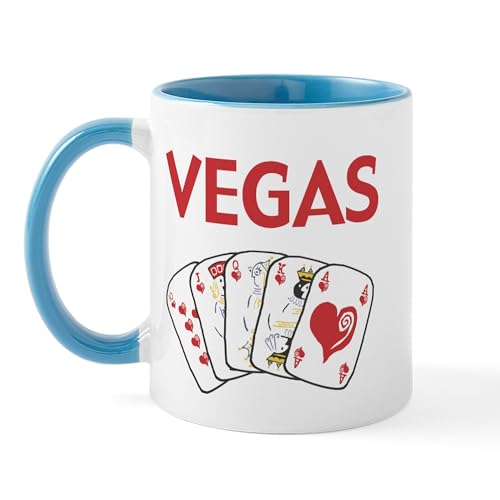 White/Blue Inside - Vegas Mug