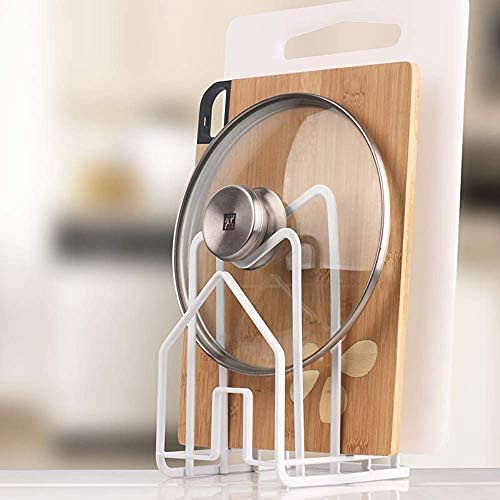 Premium Stainless Steel Cutting Board Holder & Kitchen Organizer - 4.92