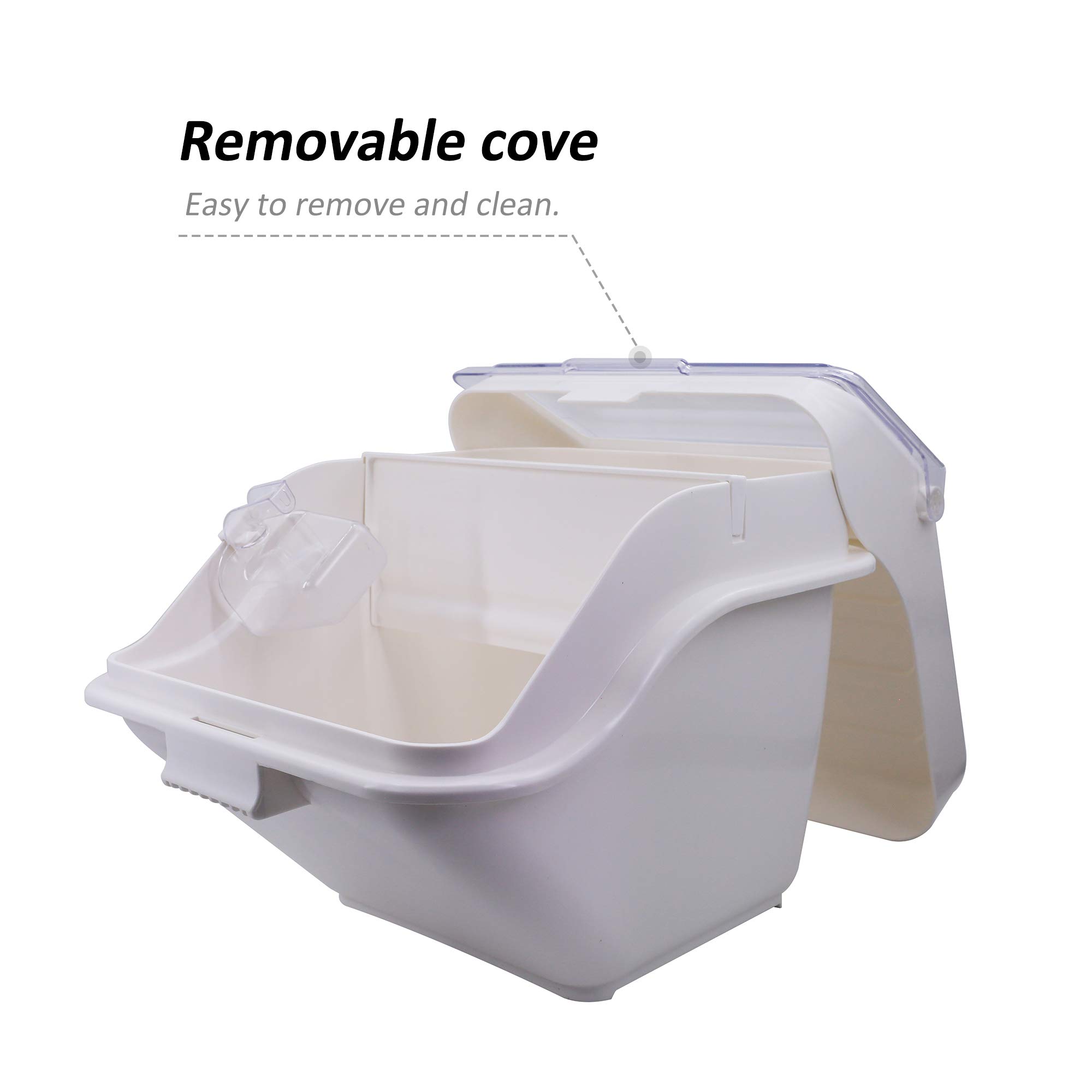 CMI Commercial ProSave 8.8 Gallon (35 Qt) Food Storage Bin with Scoop - Airtight Bulk Container for Flour, Dog Food, Rice & Dry Goods - Ideal for Home Kitchens, Restaurants & Long Term Food Storage