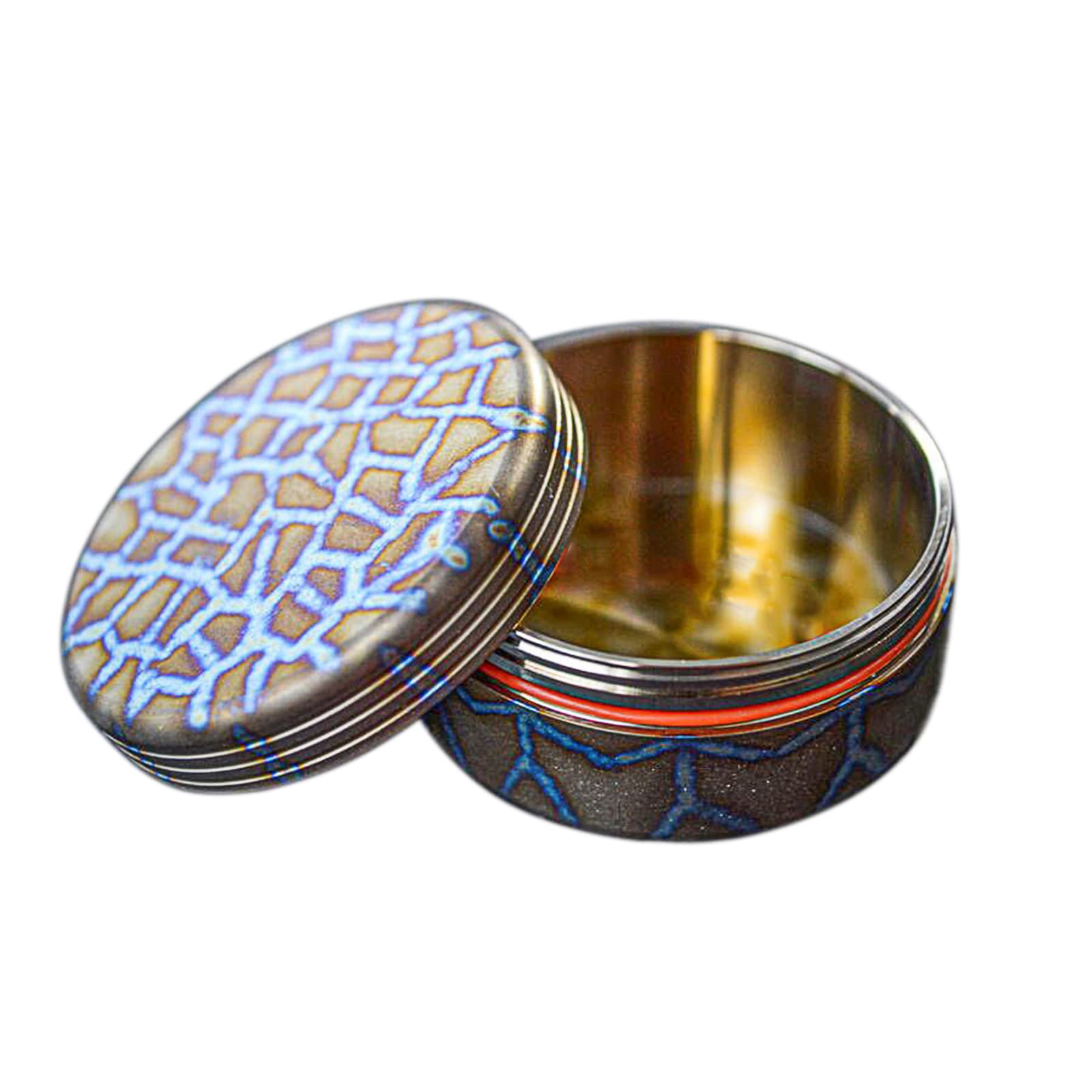 Titanium Waterproof Pill Case - Compact EDC Emergency Capsule Holder, Portable Metal Storage Box for Camping, Hiking & Travel (Blue) | Perfect for Outdoor Adventures & Daily Essentials