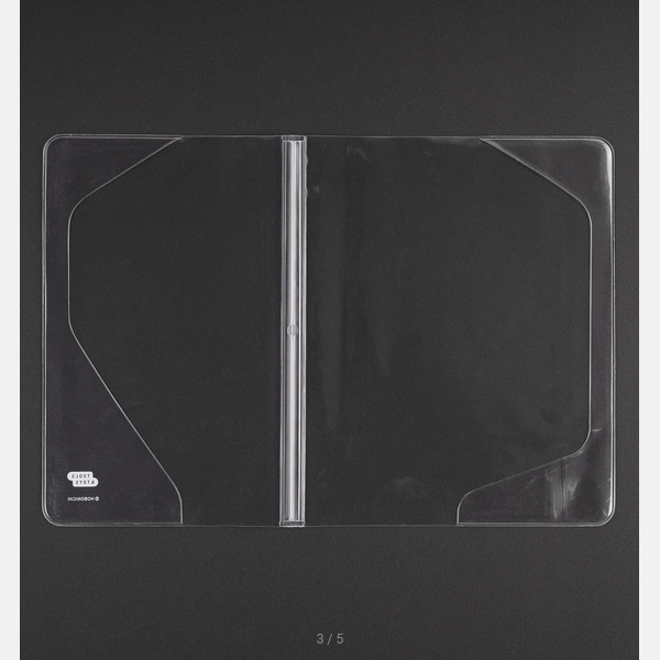 Hobonichi A5 Cover on Cover - Clear Protective Cover for Hobonichi Planner - Perfect for Daily Use, Office, School & Travel Organization