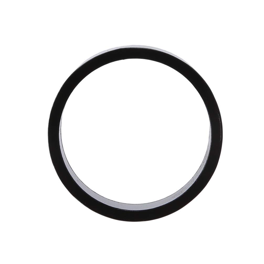 **LoveAloe 5-Piece Durable Ultra-Light Bicycle Aluminum Alloy Washer Set - Mountain & Road Bike Spacer Rings, Fork Headset Parts, Front Stem Washers (Black) - Perfect for Bike Maintenance & Upgrades**