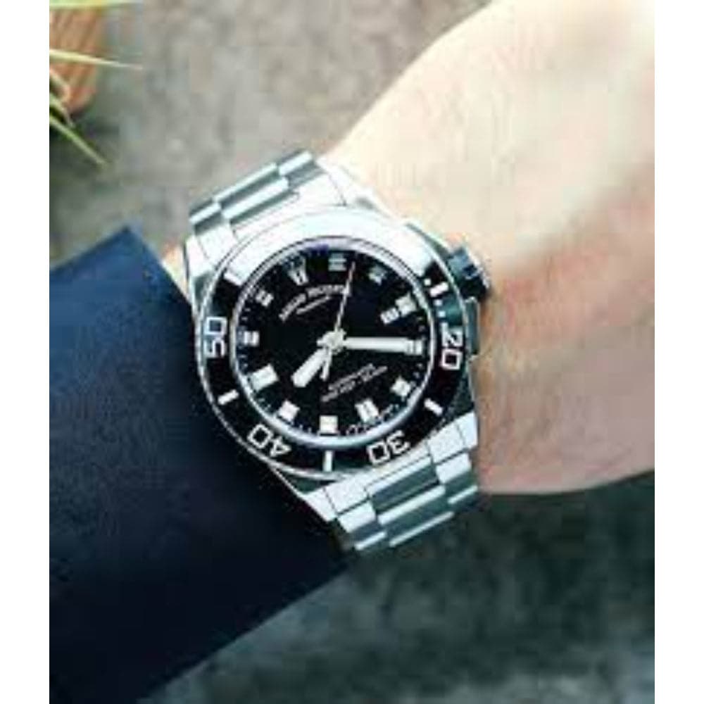 ARMAND NICOLET A480AGN NR MA4480AA Men's Luxury Automatic Watch with Black Silicone Strap - Perfect for Business, Formal Events & Everyday Wear