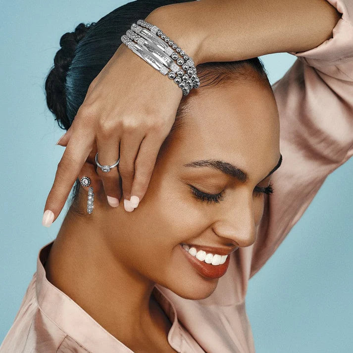Brighton Meridian Petite Stretch Bracelet for Women | Elegant Adjustable Beaded Jewelry | Perfect for Parties, Weddings & Everyday Wear