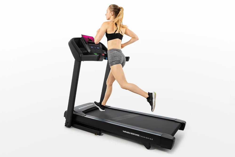 Horizon T101 Folding Treadmill - Compact Home Gym Equipment for Walking & Running | Perfect for Small Spaces & Home Workouts