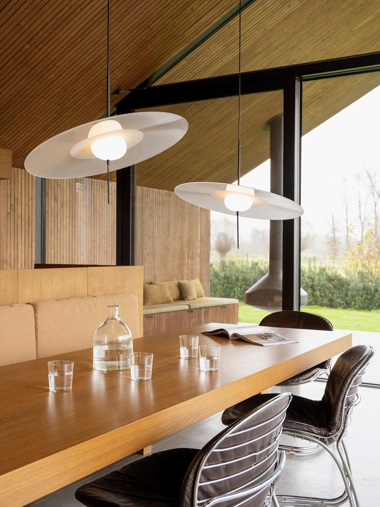 Modern Astris Pendant Lamp - Sleek Hanging Light Fixture for Dining Room, Kitchen Island & Living Room Decor - Adjustable LED Ceiling Light with Dimmable Function