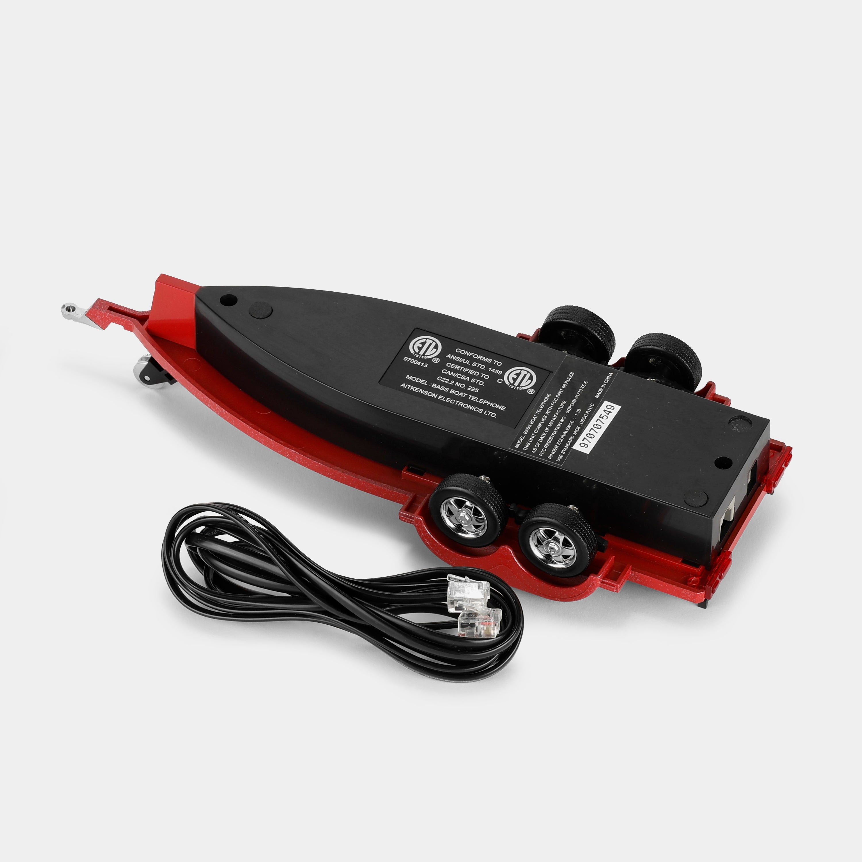 Bass Speedboat Telephone - Waterproof Marine Bluetooth Speaker for Boats, Fishing & Outdoor Adventures | Hands-Free Calling & Music Streaming