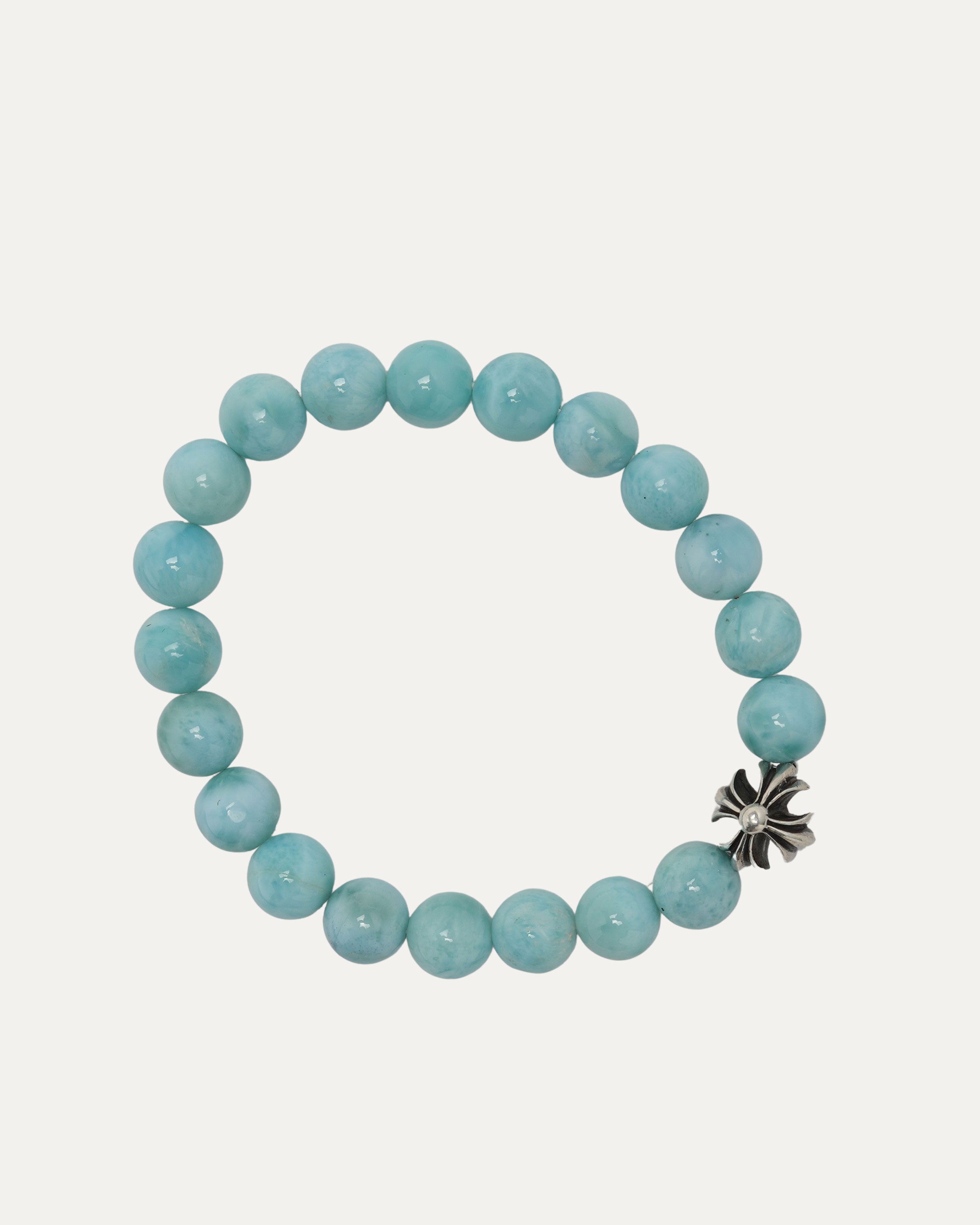 6mm Plus Cross Bead Bracelet for Women - Religious Christian Jewelry, Adjustable Stretch Elastic String, Stylish Spiritual Gift for Church, Baptism, Prayer & Everyday Wear