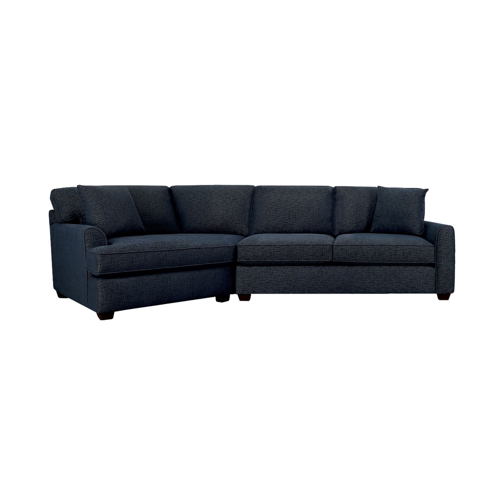 Cozy Left-Sided Cuddler Sofa with Flare Design - Perfect for Living Rooms, Family Gatherings & Relaxation