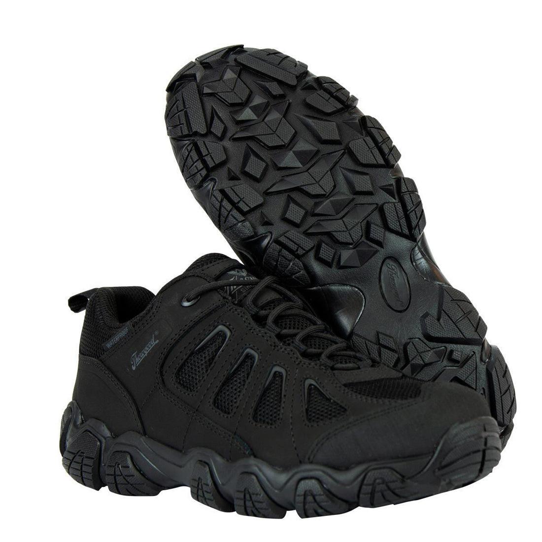 Crosstrex Series Ox Hiker Composite Toe Work Boots - Waterproof Black Safety Shoes for Men | Ideal for Construction, Hiking & Outdoor Work