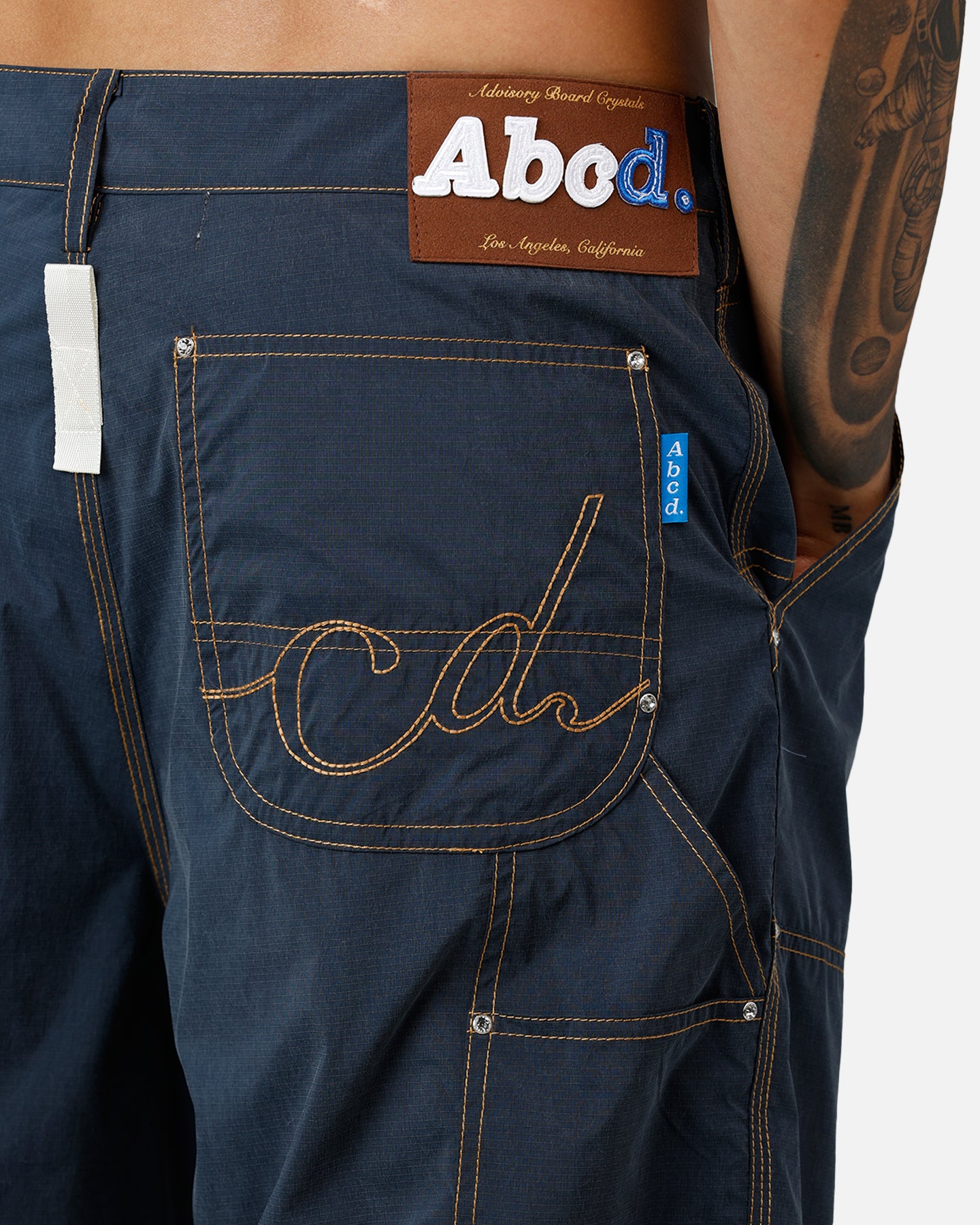 ABC Men's Nylon Jorts - Stretchable Comfortable Cargo Shorts in Navy Blue | Perfect for Outdoor Activities, Hiking & Casual Wear