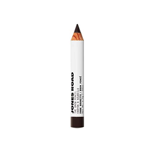 Jones Road The Brow Pencil - Dark Brunette Eyebrow Pencil for Natural Looking Brows | Waterproof & Long-Lasting | Perfect for Everyday Makeup & Professional Use (TNBY18)