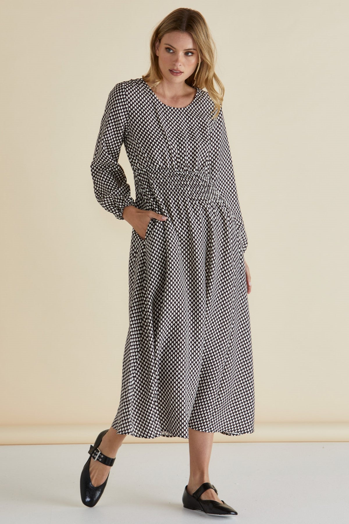 Betty Basics Rippon Dress - Flowy Chocolate Print Floral Summer Dress for Women | Perfect for Casual Outings, Beach Vacations & Date Nights