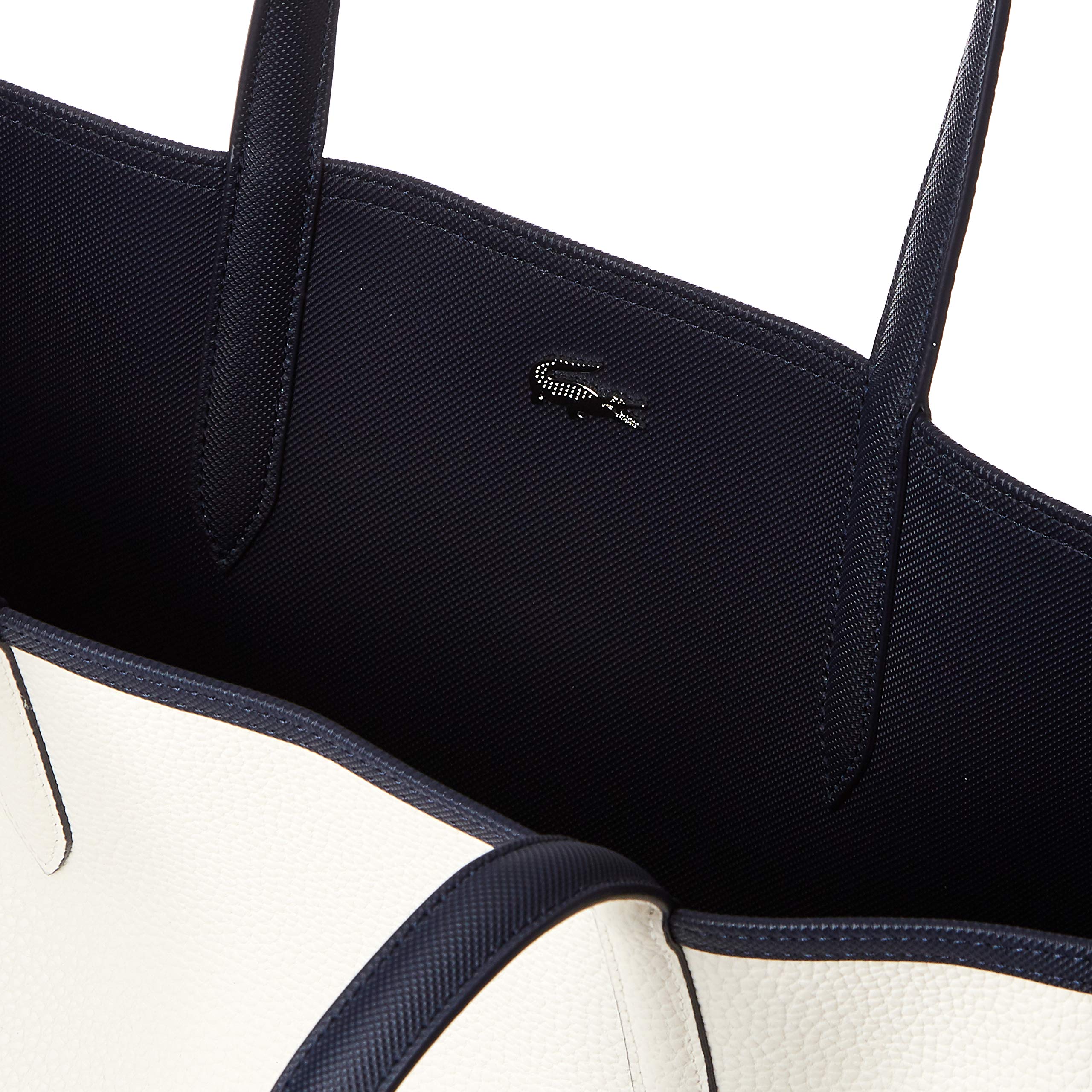 Lacoste Reversible Anna Tote Bag for Women | Stylish Canvas Shoulder Handbag | Perfect for Work, Travel & Shopping