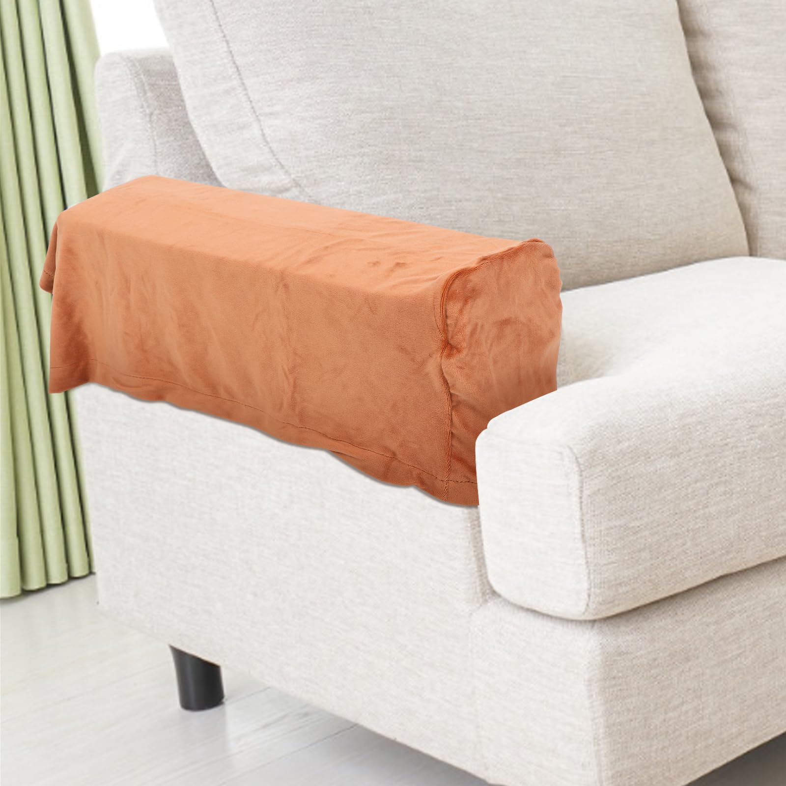 Homoyoyo 2 Pack Waterproof Stretchable Sofa Armrest Covers - Washable Armchair Protectors for Recliners, Couches, Loveseats & Living Room Chairs | Perfect for Pets, Kids & Spill Protection