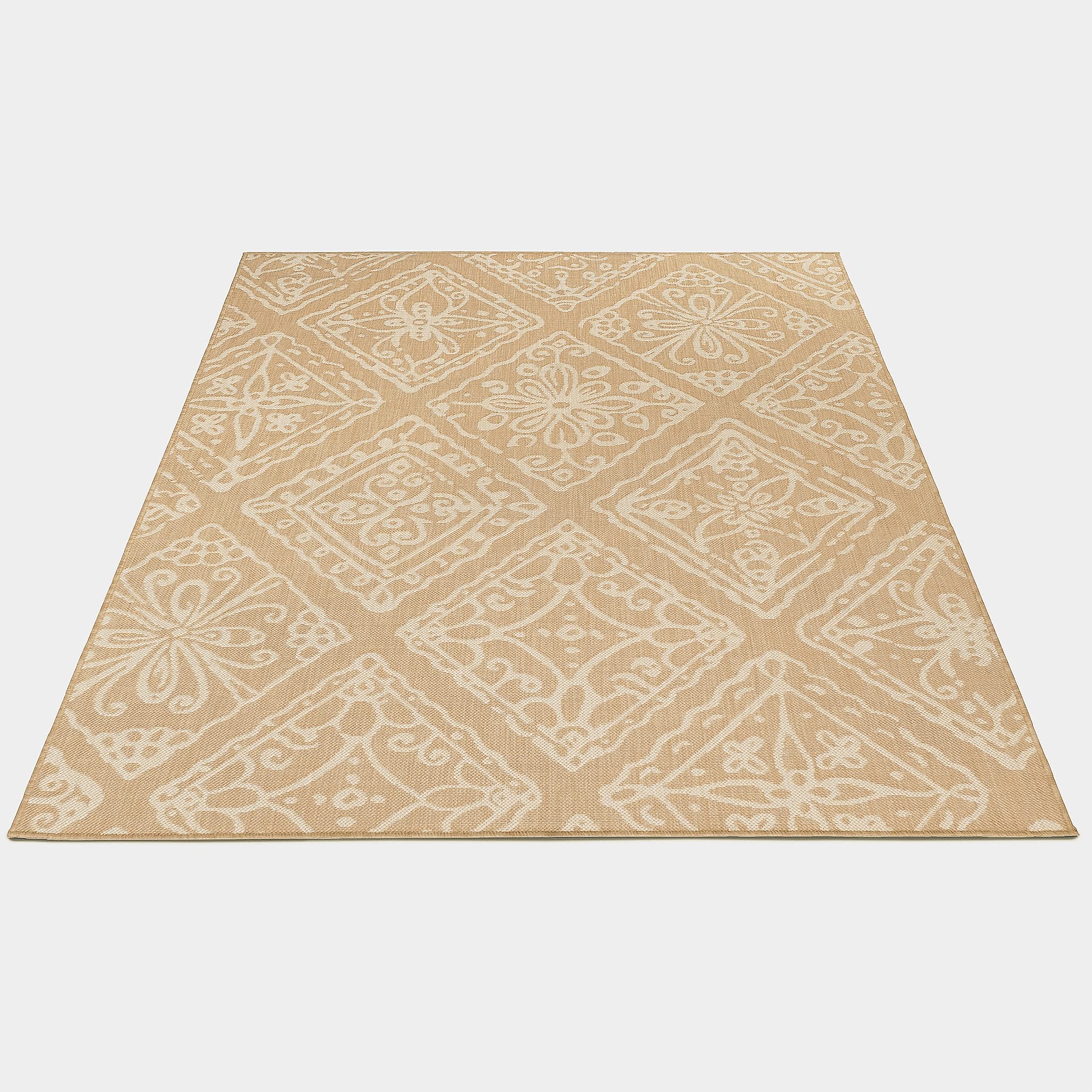 Premium Geometric Indoor/Outdoor Area Rug 7'10
