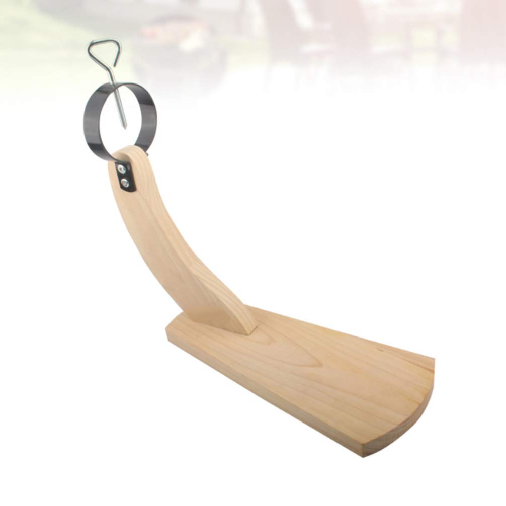 Premium Wooden Ham Stand - Foldable Jamonero for Slicing Spanish Ham, Lamb & Roasts | Durable Household Meat Holder & Carving Rack for Kitchens, BBQs & Catering Events