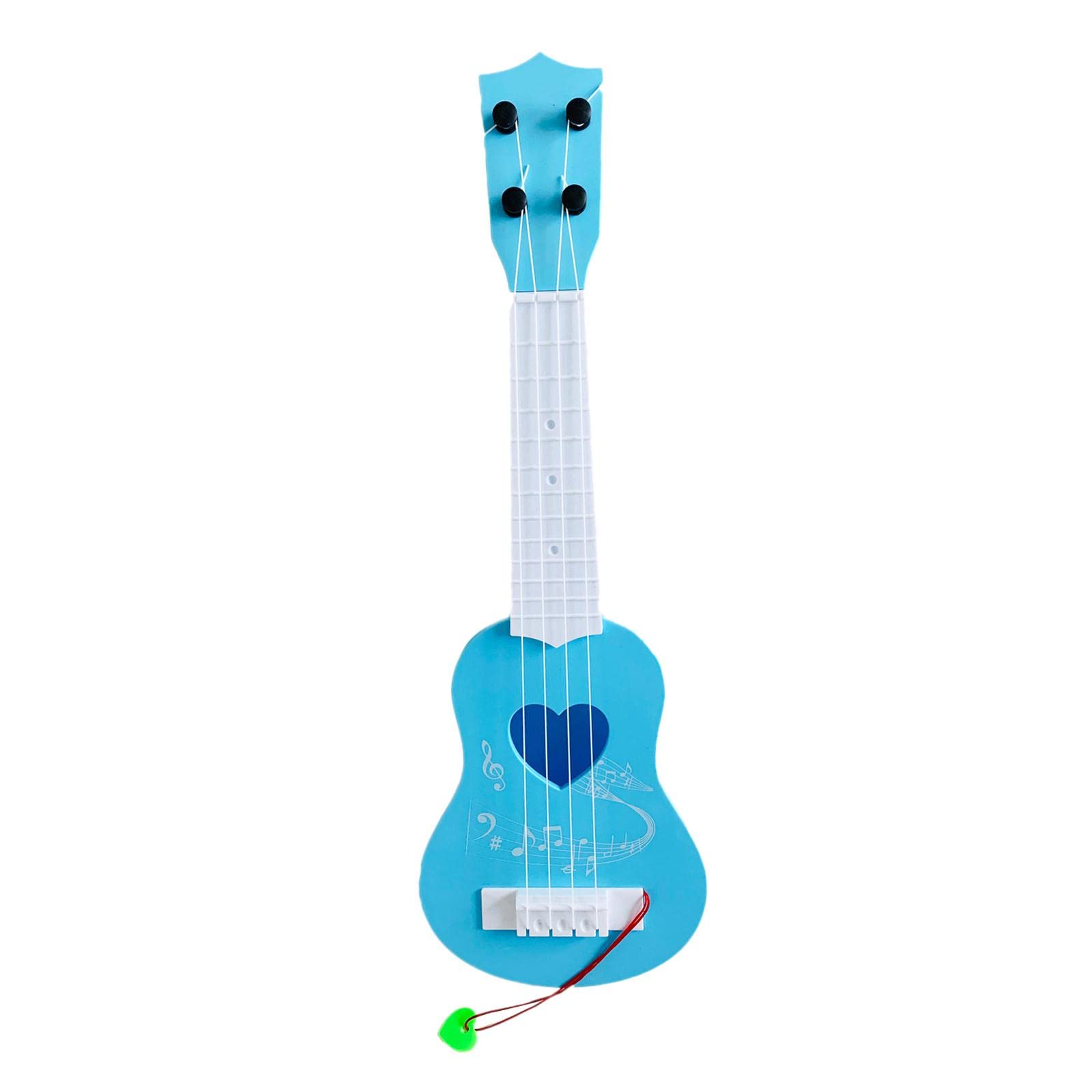 Colcolo Mini Ukulele Guitar Toy for Kids - 4 String Educational Musical Instrument with Classical Design - Perfect for Toddler Music Learning & Early Childhood Development (Blue) | Great for Birthday Gifts, Preschool Activities & Family Music Time
