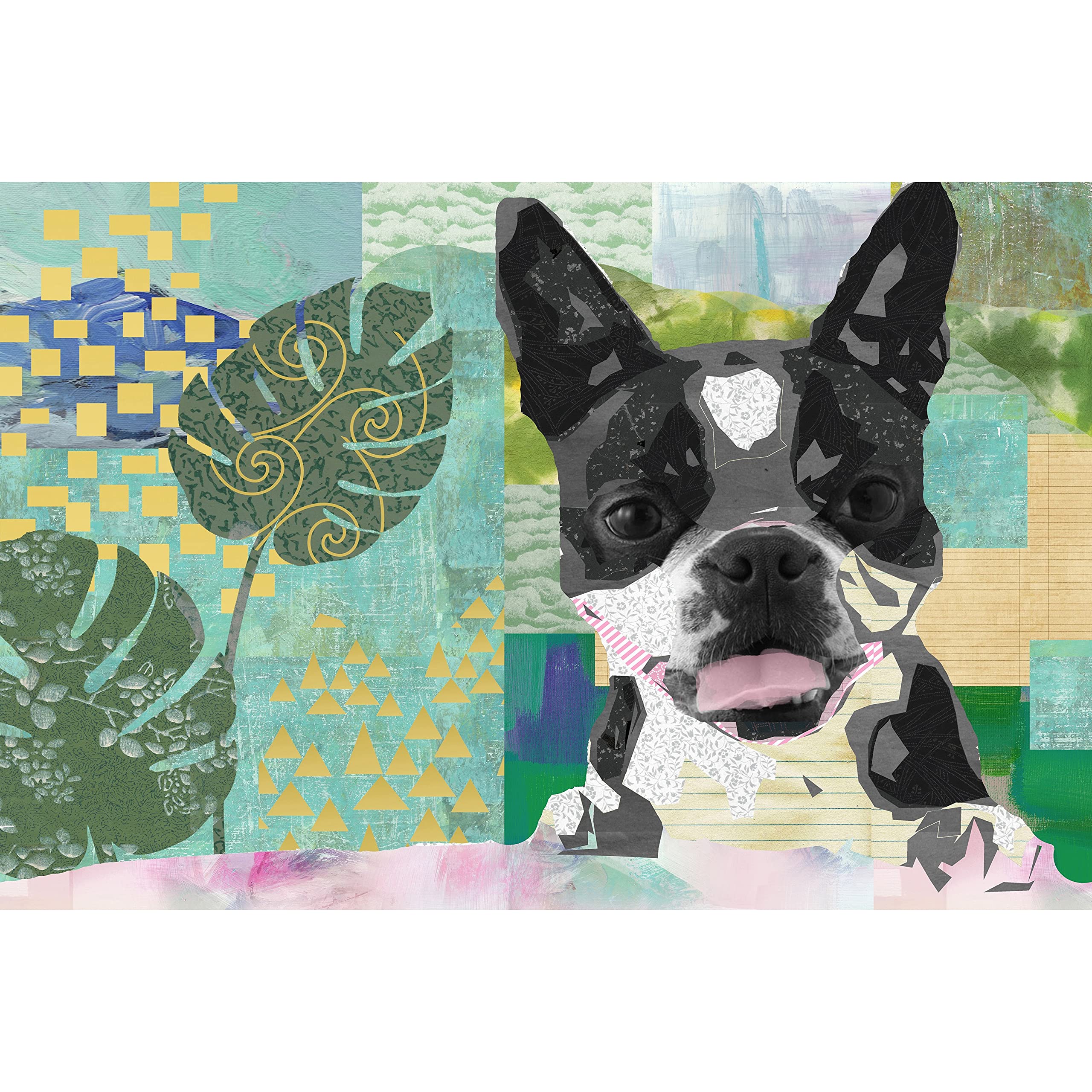 MARMONT HILL - Handmade 'Catch Me If You Can' Canvas Wall Art Print - 36x24 Inches - Modern Home Decor for Living Room, Bedroom & Office