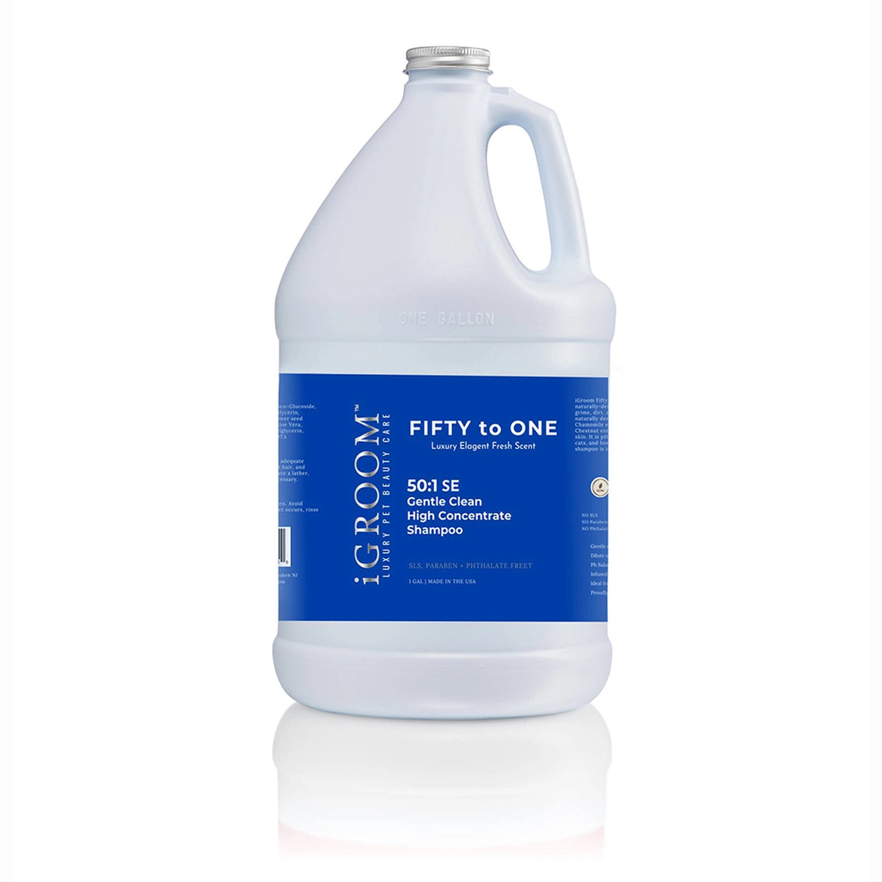 FIFTY TO ONE (50:1 SE) Gentle Clean High Concentrate Pet Shampoo for Dogs & Cats - Hypoallergenic Formula for Sensitive Skin - Perfect for Bathing, Grooming & Odor Control at Home