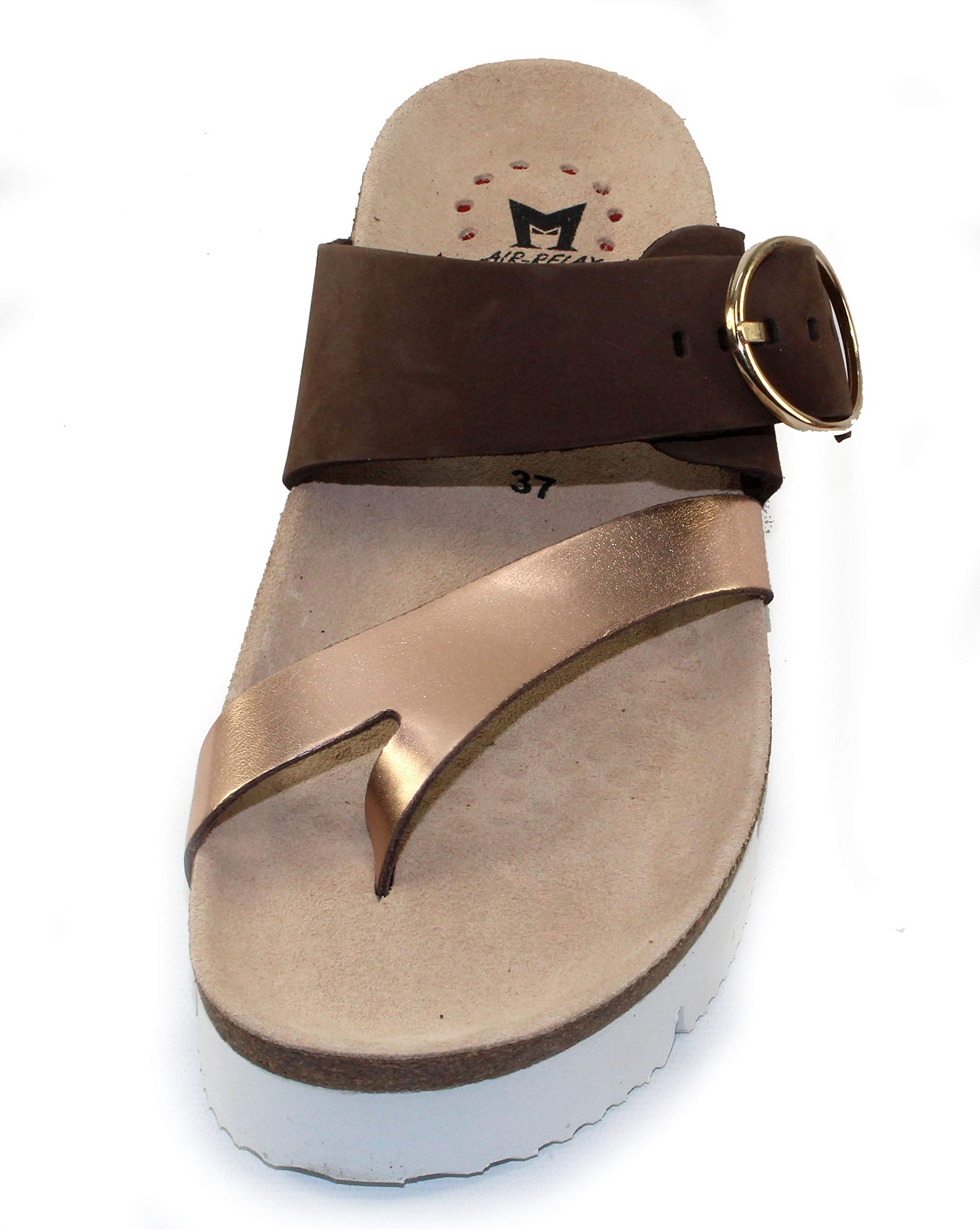 Mephisto Vik Old Pink Star/Dark Brown Nubuck Women's Comfort Sandals Size 6 (US) - Perfect for Summer Travel & Casual Outings
