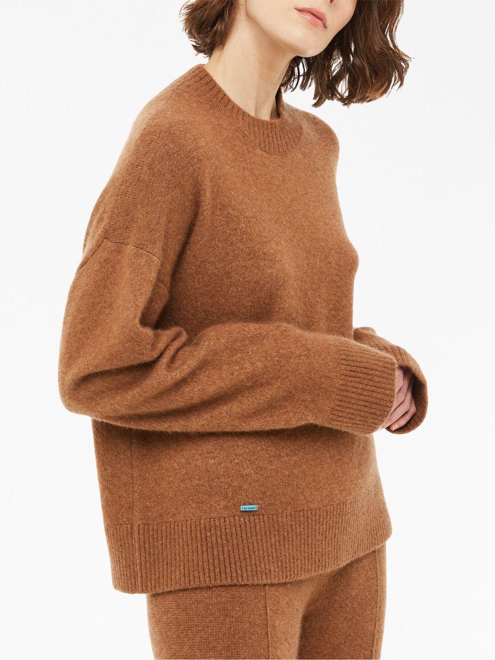 Alanui Brown Cashmere Sweater for Women - Cozy Winter Knitwear for Casual & Office Wear