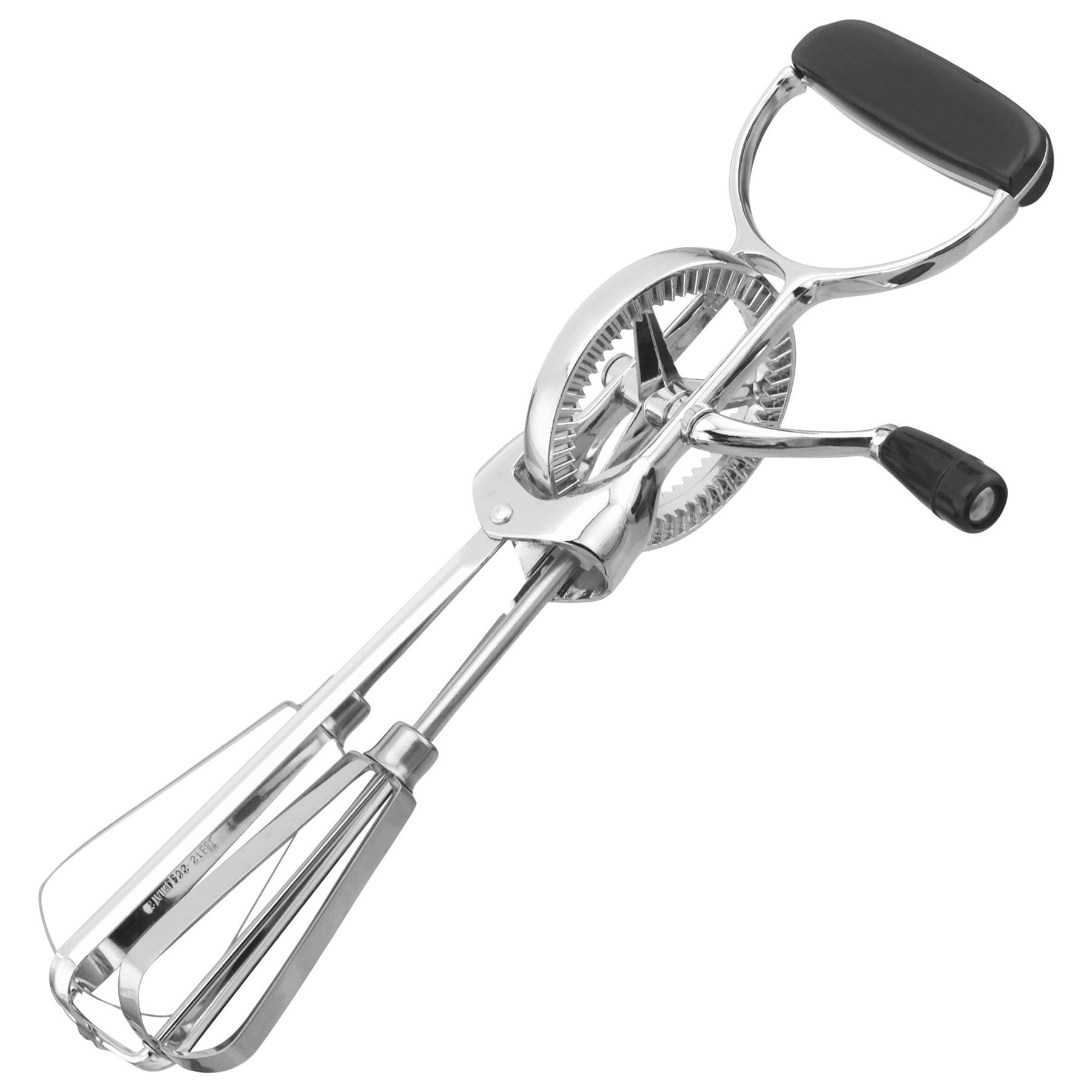 Judge Stainless Steel Egg Beater - Professional Handheld Rotary Egg Whisk for Baking, Cooking, Mixing Batter & Making Fluffy Omelets - Perfect Kitchen Tool for Home Chefs & Bakers