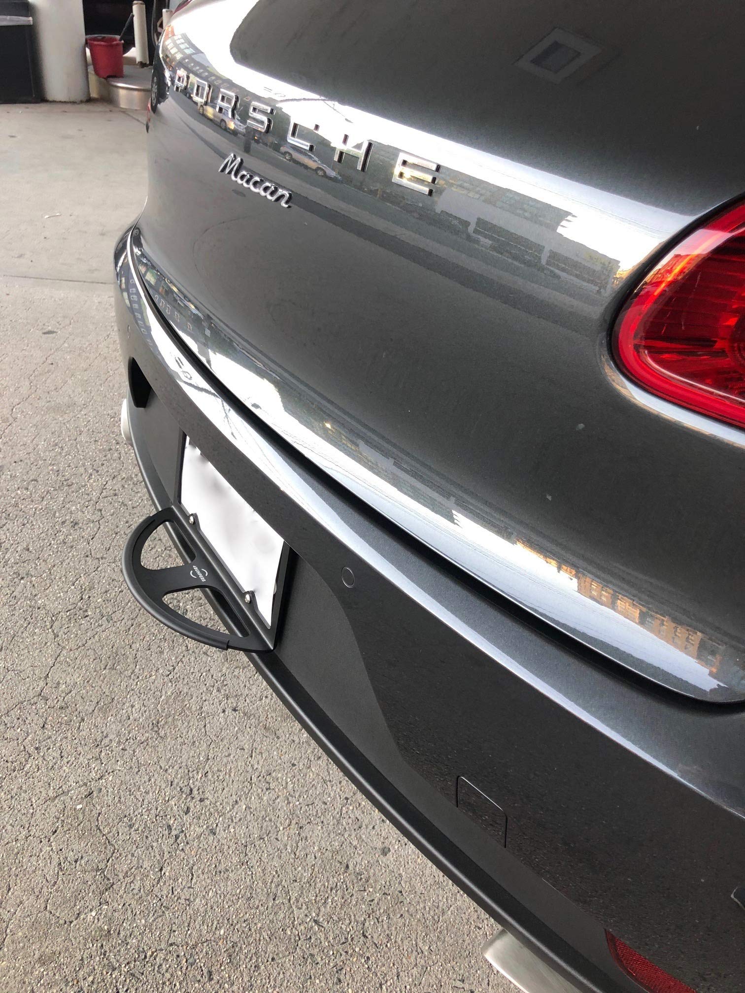 Premium Solid Steel License Plate Frame - Heavy Duty Rustproof Bumper Protector for Cars, Trucks & SUVs | Durable Parking Guard for Enhanced Vehicle Protection