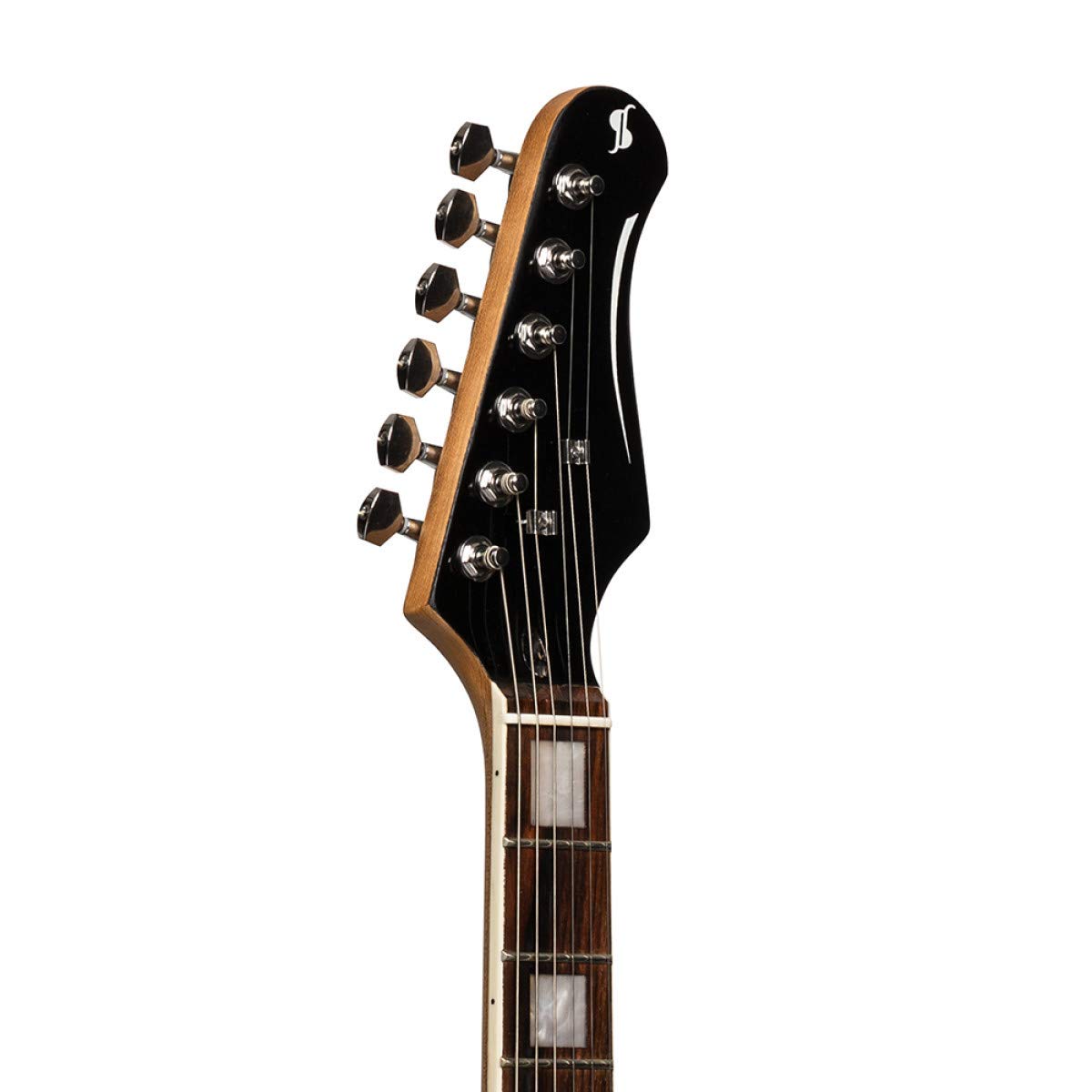 Stagg SES-60 NAT 6-String Solid Body Electric Guitar - Right Handed, Natural Finish | Perfect for Beginners, Practice & Live Performances