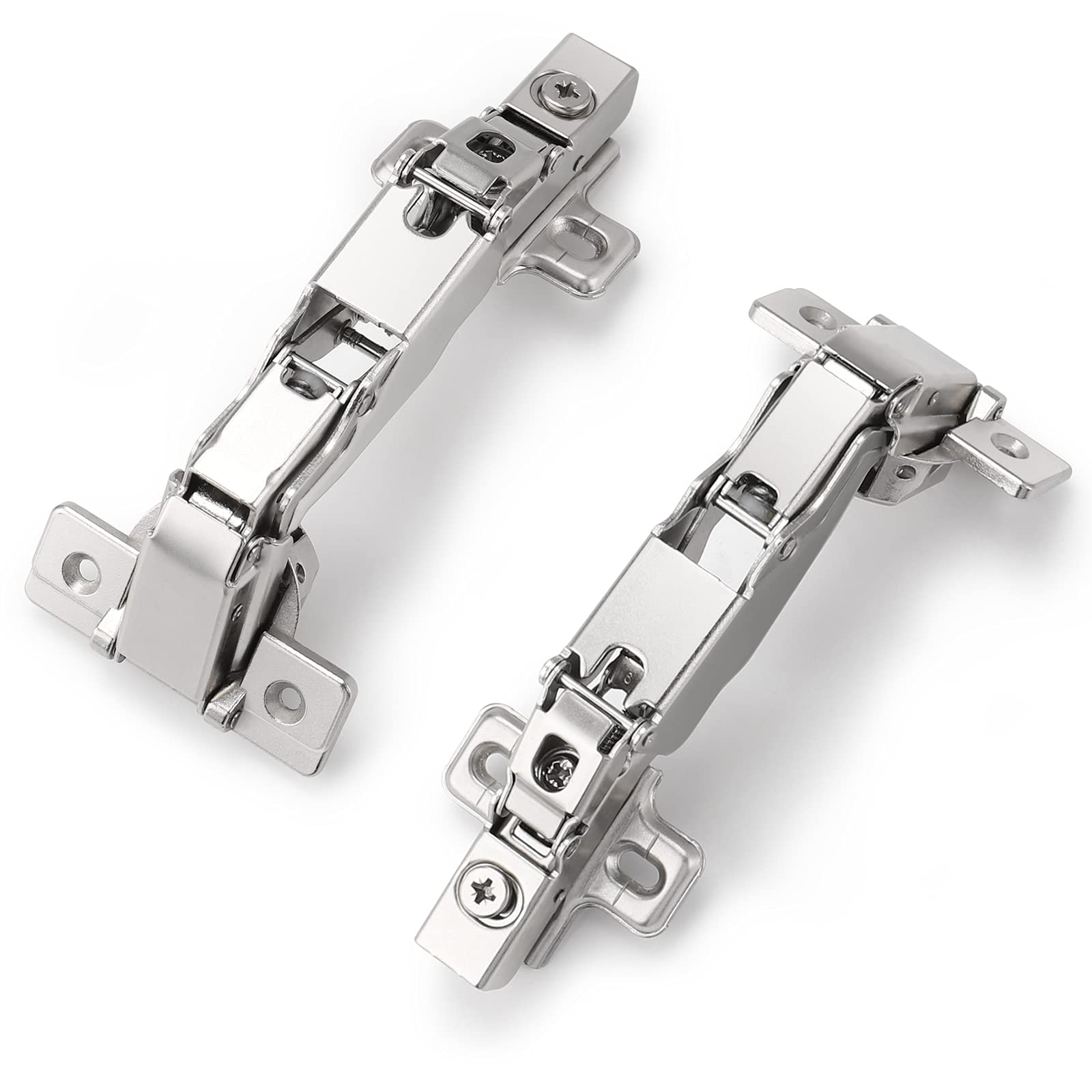 Probrico Frameless Full Overlay Soft Close 165° Concealed Cabinet Hinges - 6 Pairs (12 Hinges) for Kitchen Cabinets, Wardrobes & Furniture Installation - Smooth Quiet Closing, Durable Hardware