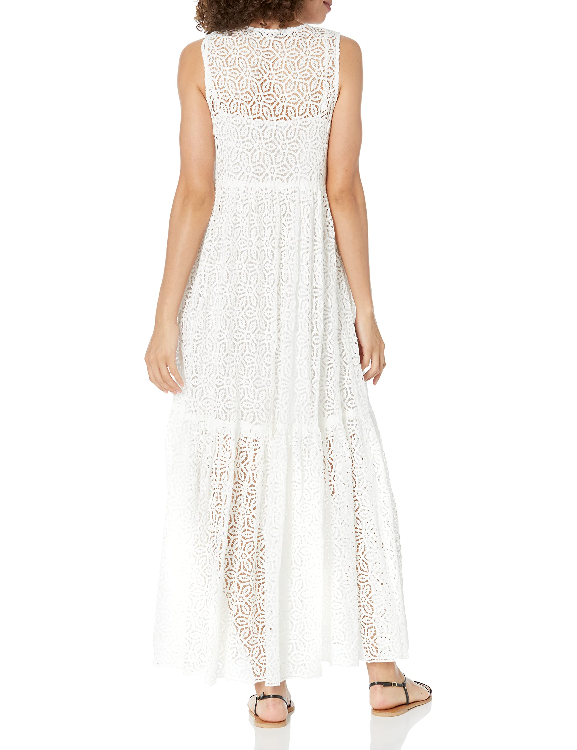 Trina Turk Women's Sleeveless Floral Print Maxi Beach Dress - Lightweight Summer Cover Up for Vacations, Poolside & Tropical Getaways