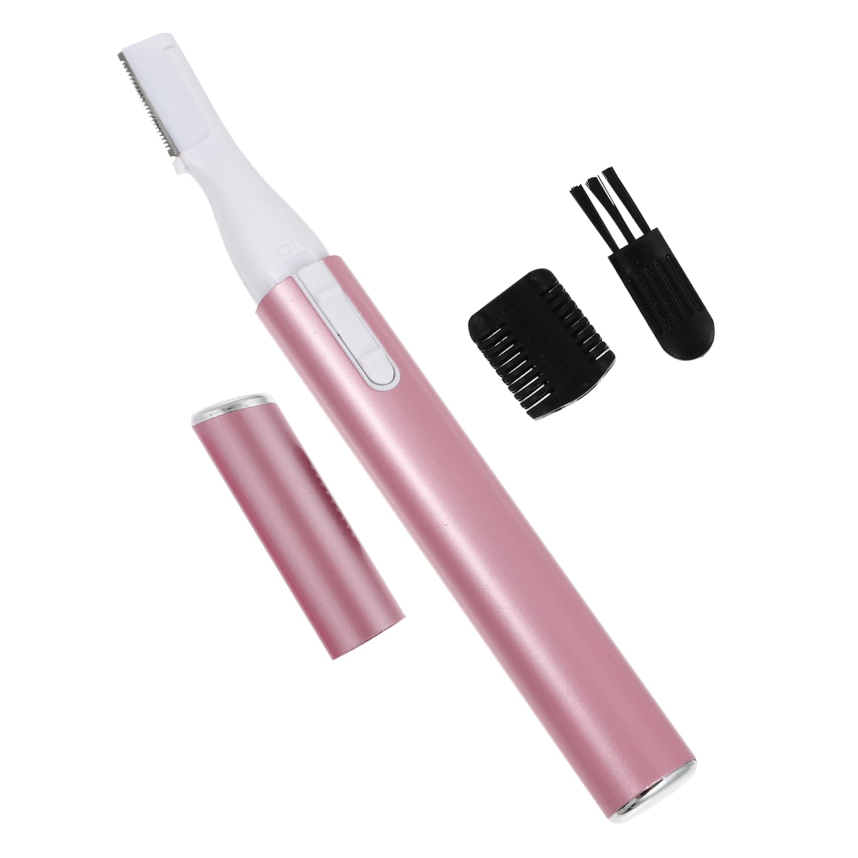 Electric Eyebrow Razor & Body Hair Trimmer for Women & Men - Pink Mini Shaver, Rechargeable & Painless - Perfect for Eyebrow Shaping, Facial Hair Removal & Smooth Skin Care at Home or Travel