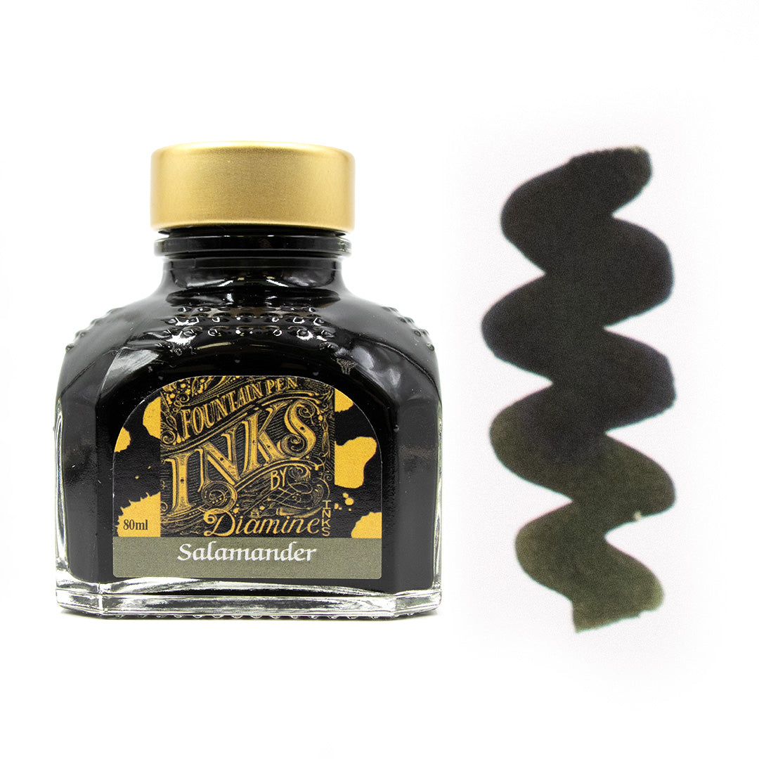 Premium Diamine Ink Bottle 80ml - Vibrant Fountain Pen Ink for Calligraphy, Journaling & Artistic Writing - Smooth Flow & Rich Colors