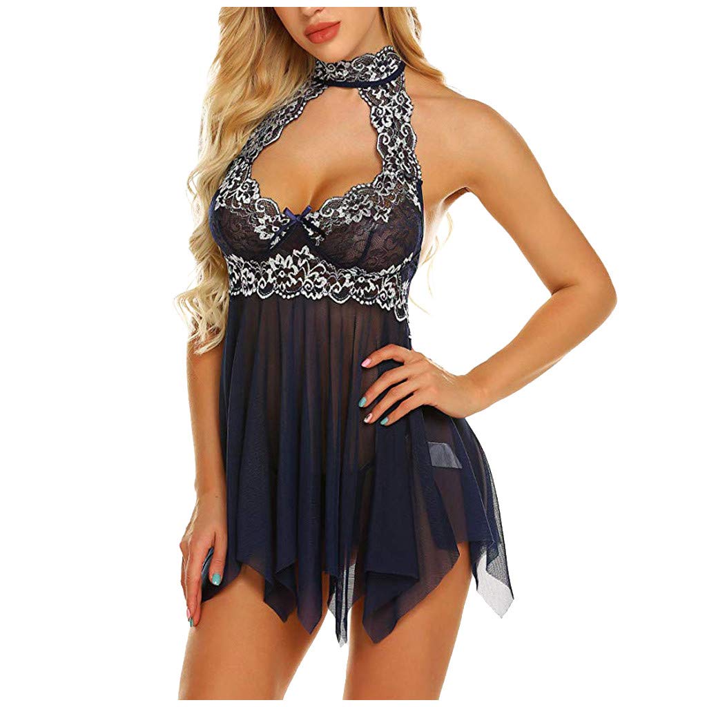 Sexy Lace Bodysuit for Women - Snap Crotch Teddy Lingerie Nightwear | Eyelash Lace Design for Romantic Nights & Special Occasions