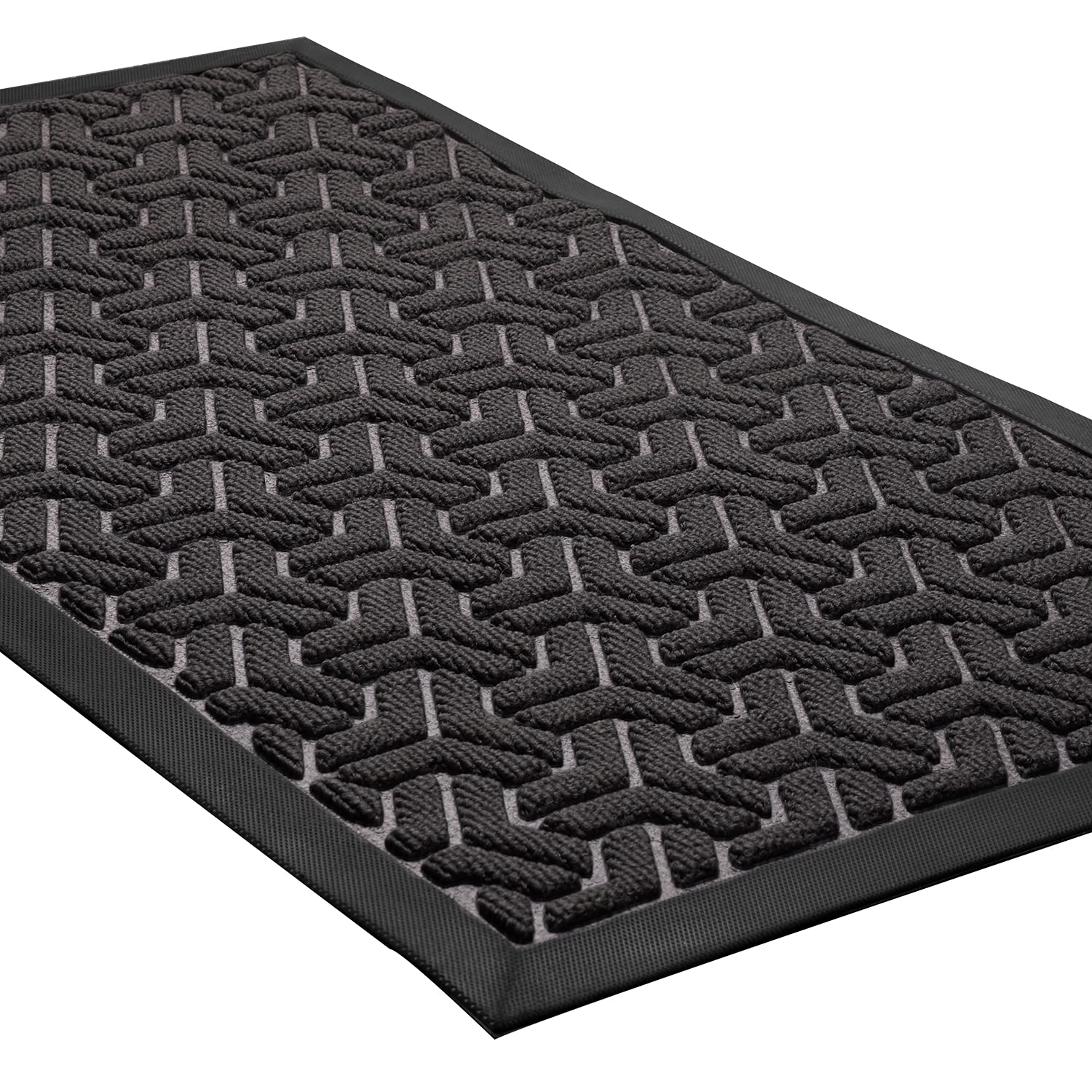Purejoy Indoor Entrance Mat 45x75cm - Non-Slip Rubber Doormat with Dustproof & Waterproof Design - Dirt Trapping Floor Mat for Home, Office, Apartment - Perfect for Entryways, Mudrooms & High Traffic Areas