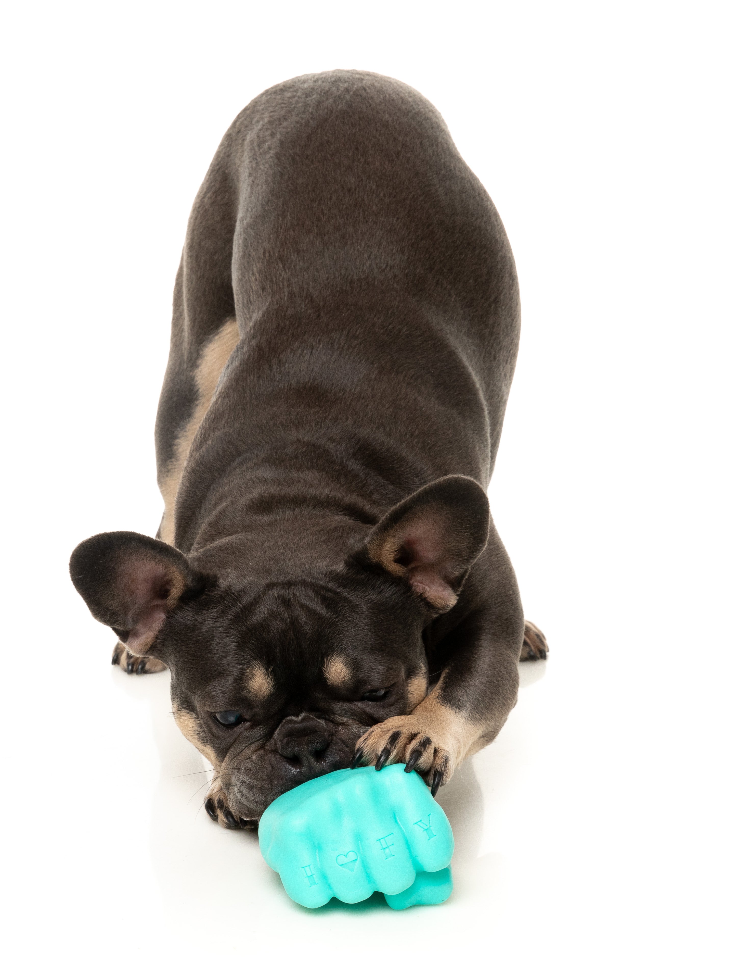 Fuzzyard Interactive Dog Chew Toy with Treat Dispenser - Knuckle Sandwich Design for Boredom Relief & Dental Health | Perfect for Training, Playtime & Anxiety Relief