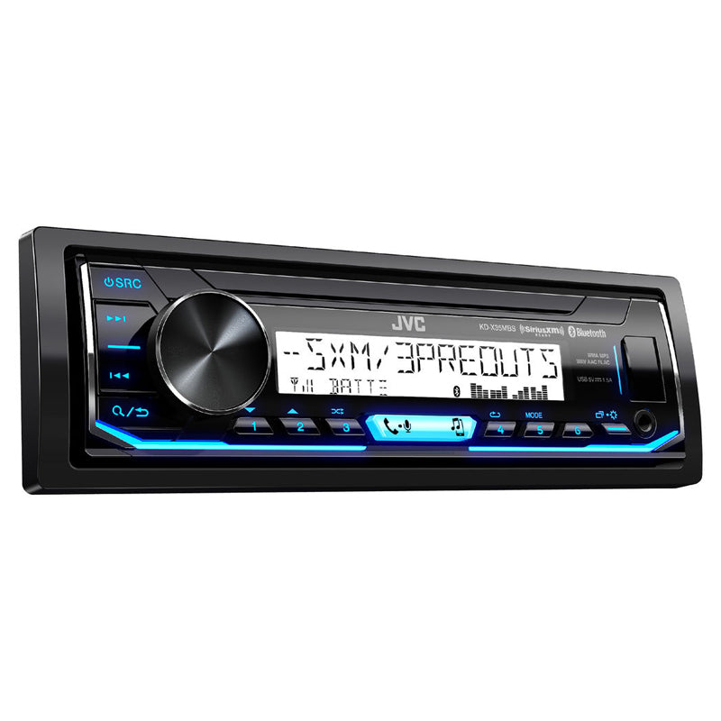 JVC KD-X35MBS Car Stereo with Bluetooth, USB, and MP3 Playback - Perfect for Road Trips and Daily Commutes