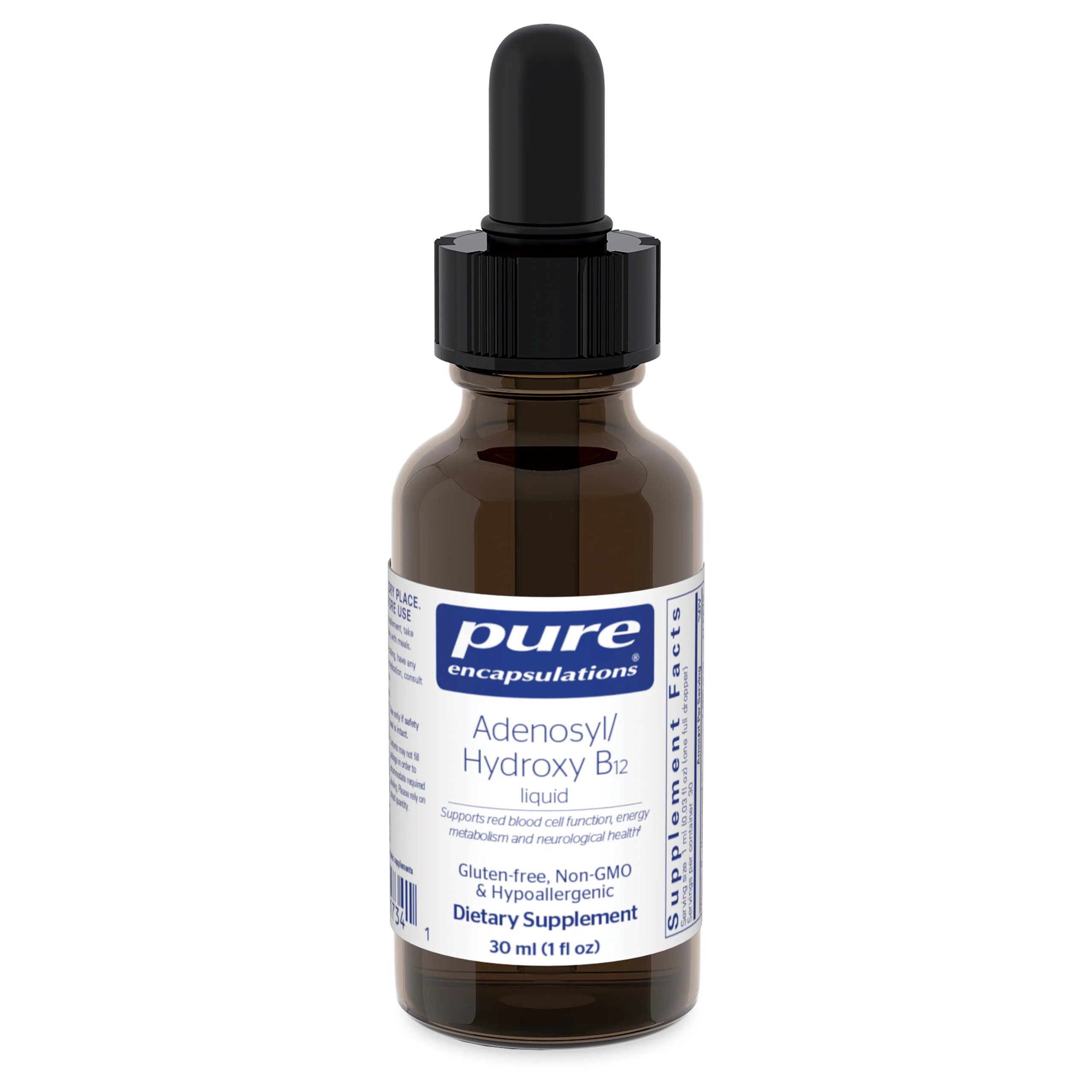 Premium Adenosyl & Hydroxy B12 Liquid Drops - Fast Absorption Vitamin B12 Supplement for Energy, Metabolism & Nerve Support - Ideal for Vegans, Athletes & Busy Professionals