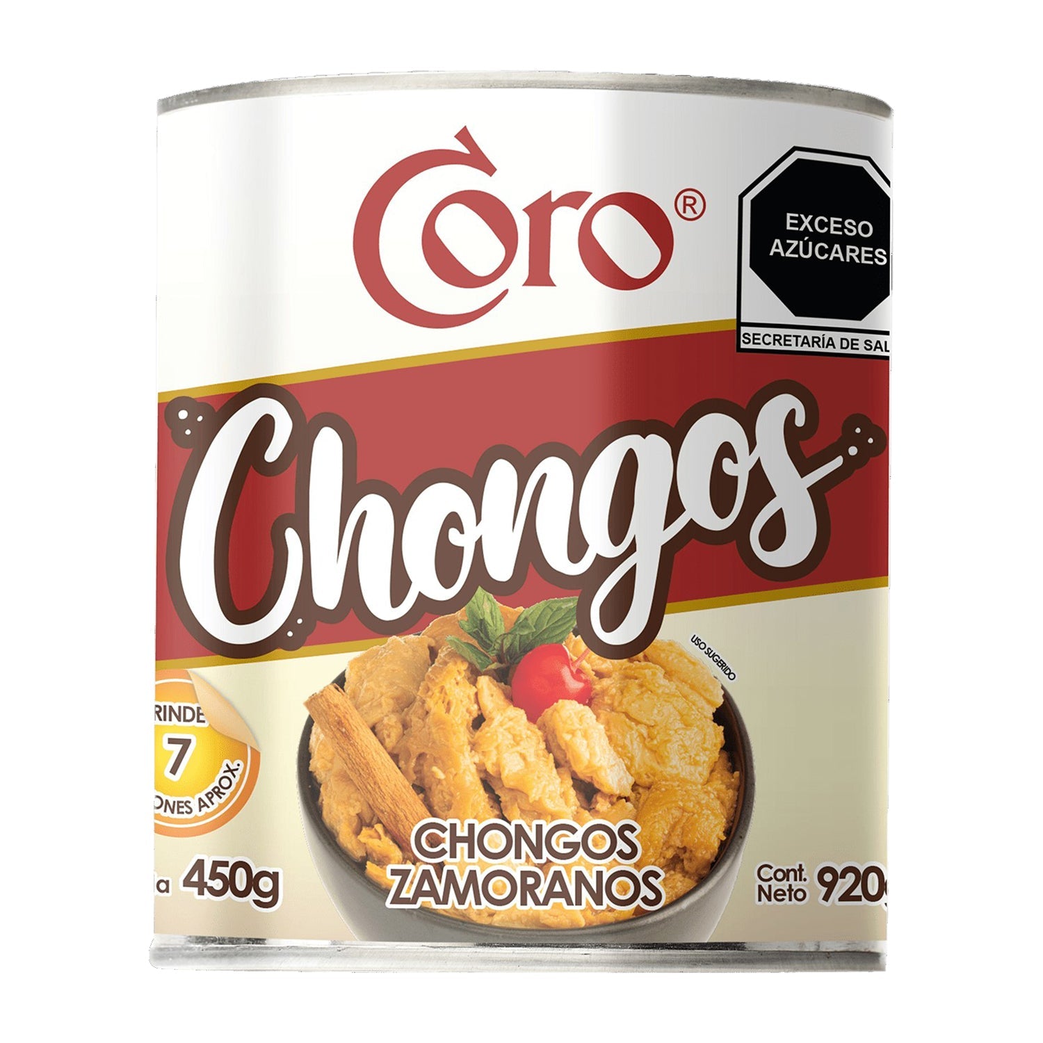 Authentic Coro Chongos Zamoranos 450g Bottle - Traditional Mexican Sweet Bread for Breakfast, Dessert & Snacking
