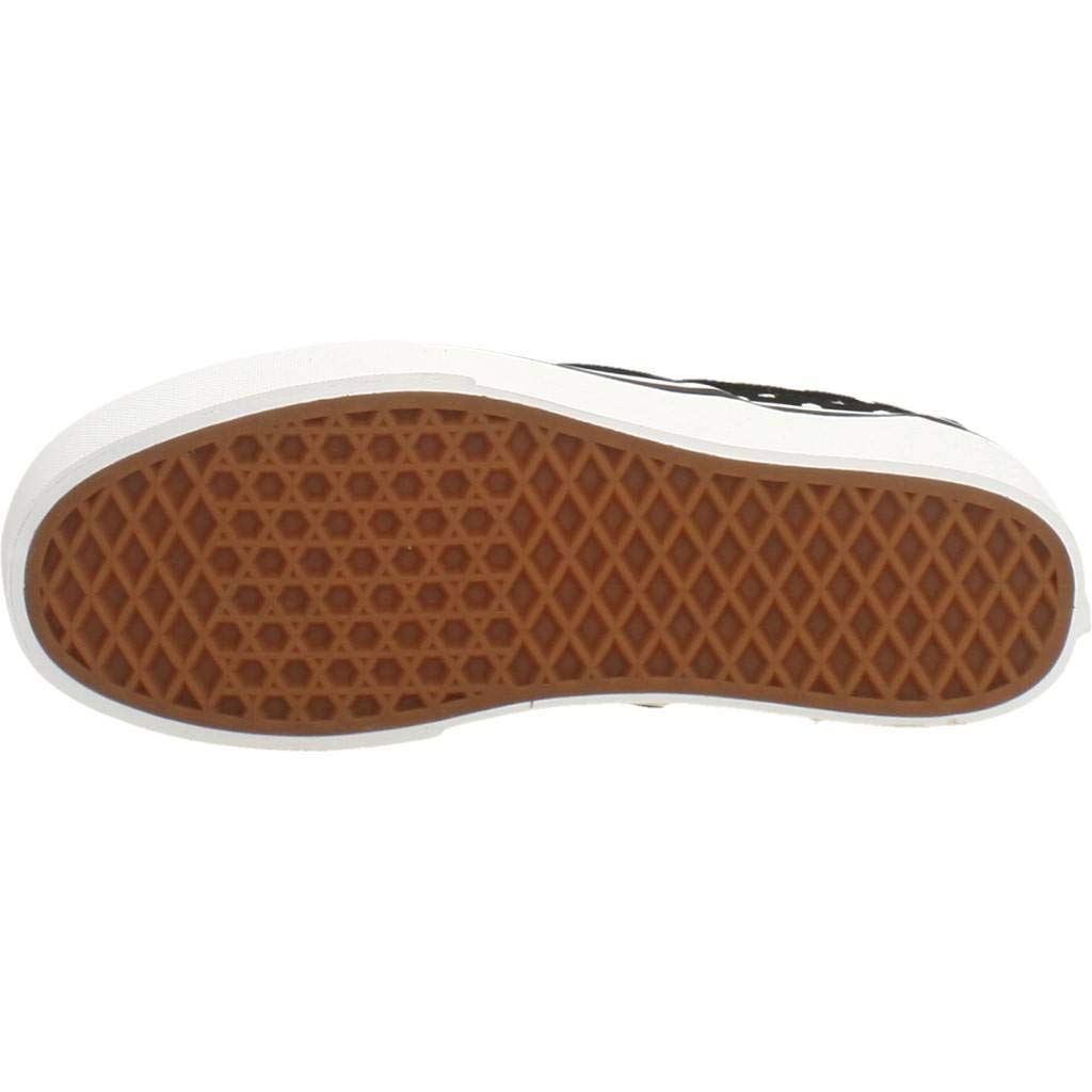 Vans Classic Slip-On Platform Sneakers - Black/True White Suede Polka Dot Women's Shoes | Comfortable Slip-On Skate Shoes for Casual Wear & Street Style