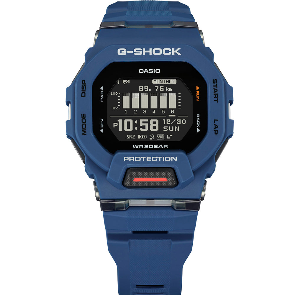 Casio G-Shock GBD200-1 2D G-Squad Digital Sports Watch with Step Tracker & Heart Rate Monitor - Perfect for Running, Hiking & Outdoor Adventures